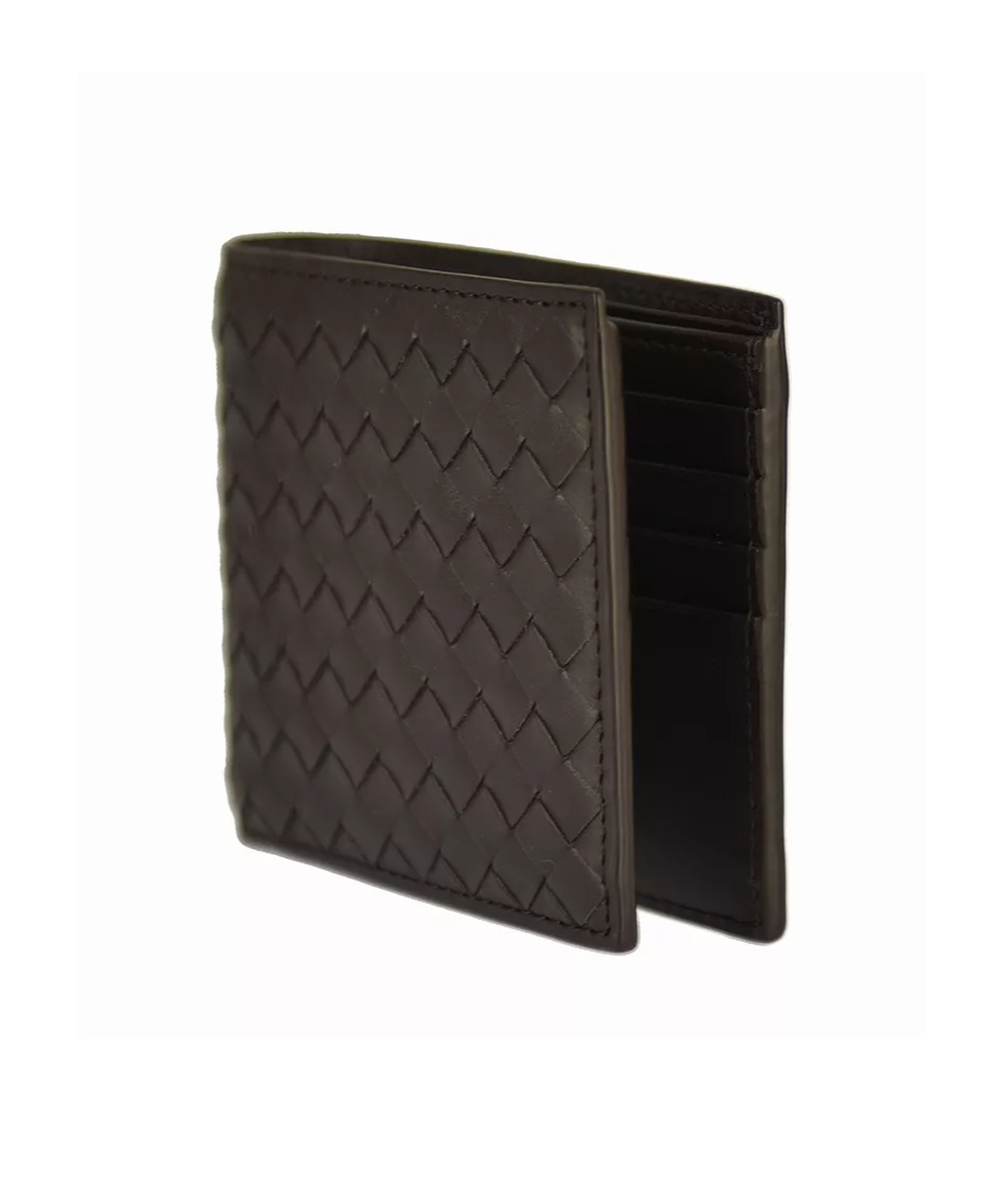 Bottega Veneta Folding Wallet In Black