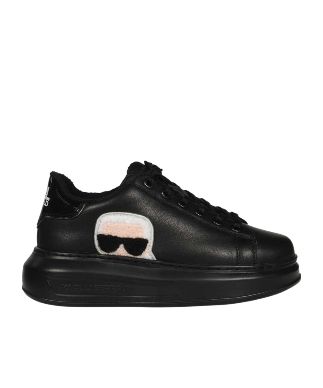 Karl Lagerfeld Lace-up Low-cut Sneakers In Blue