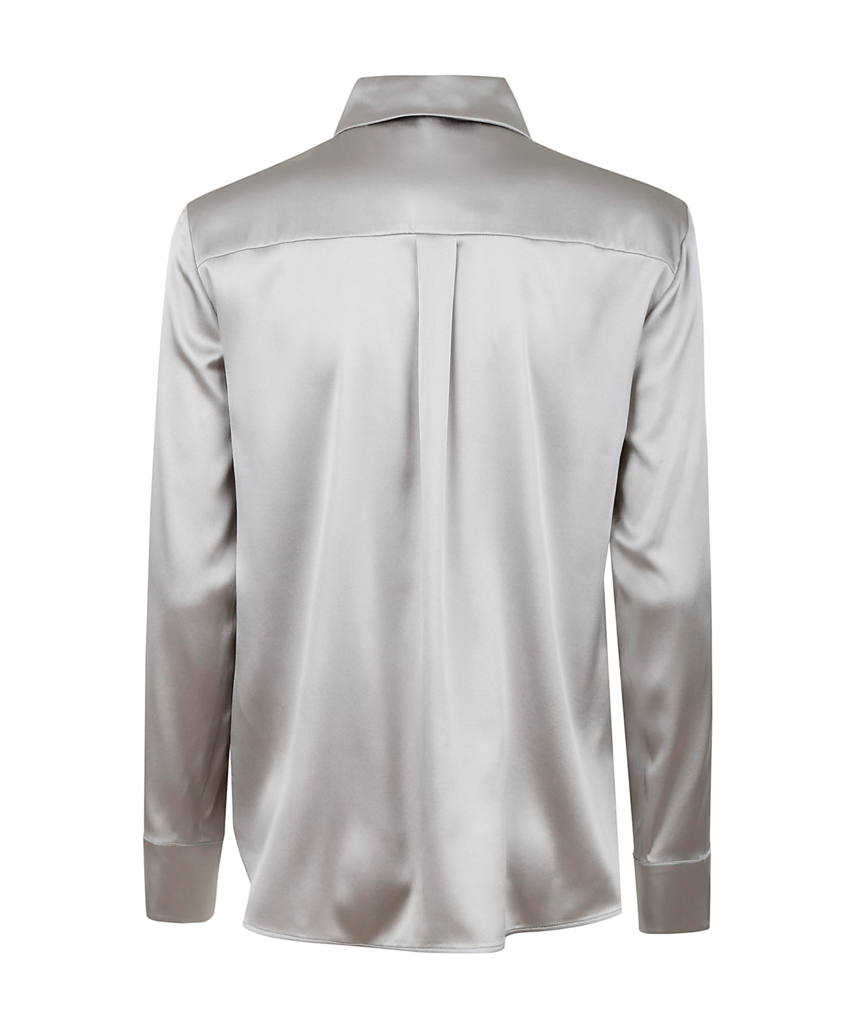 Max Mara Long Sleeve Shirt In Gray