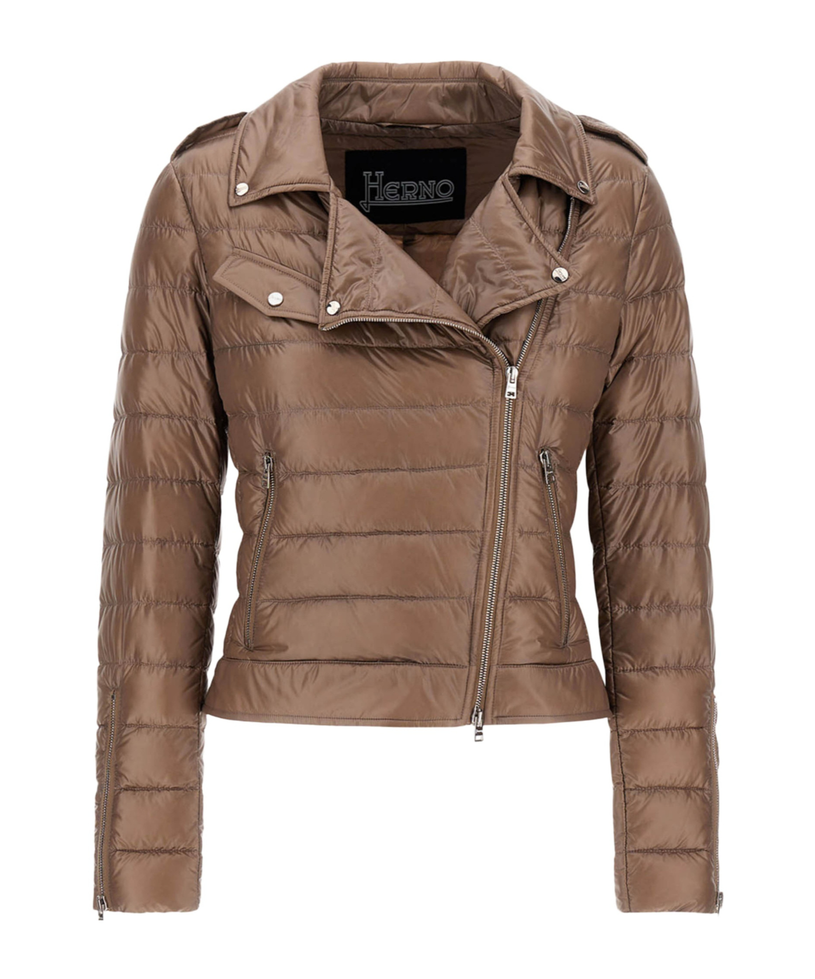 Herno Ultralight Bomber Jacket In Brown