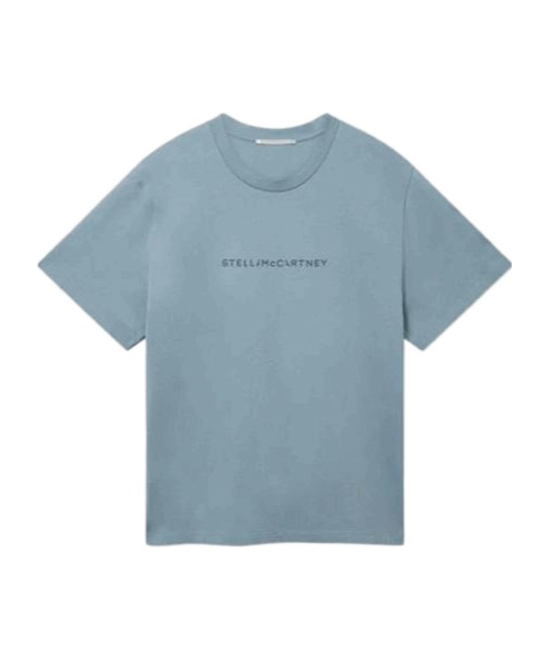 Stella Mccartney Short-sleeved T-shirt In Blue