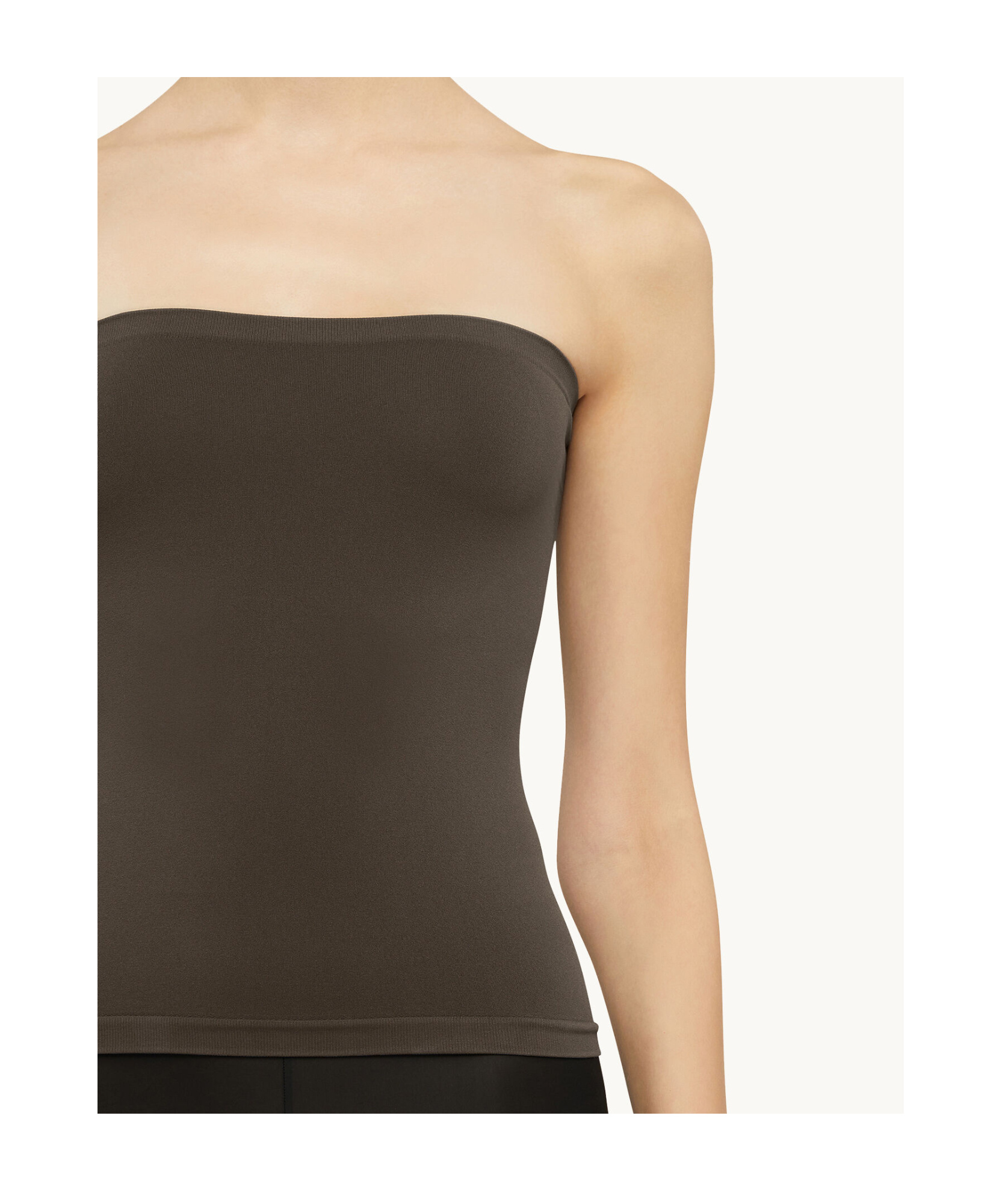 Wolford Top Sleeveless In Brown