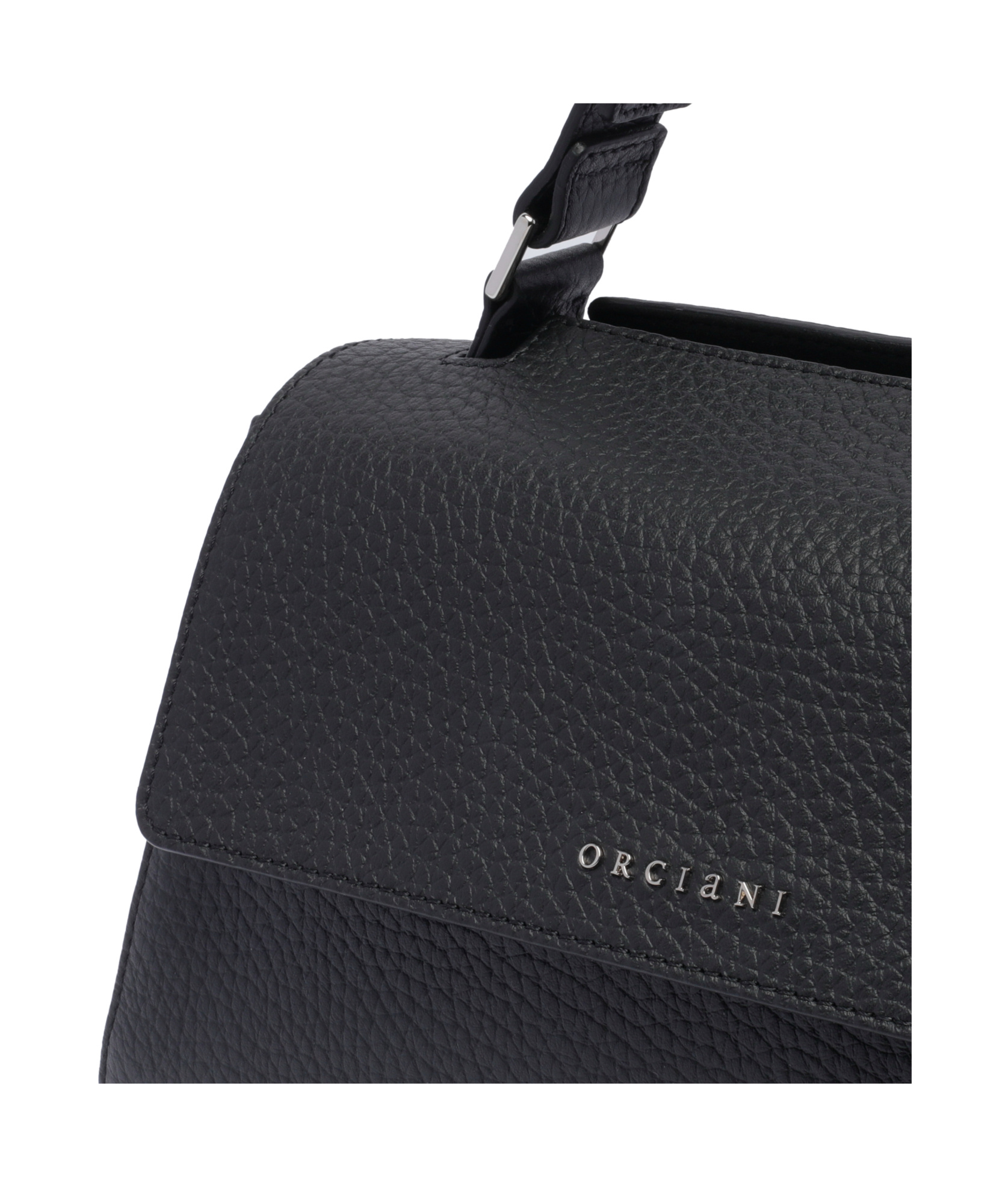 Orciani Black Handbag In Black