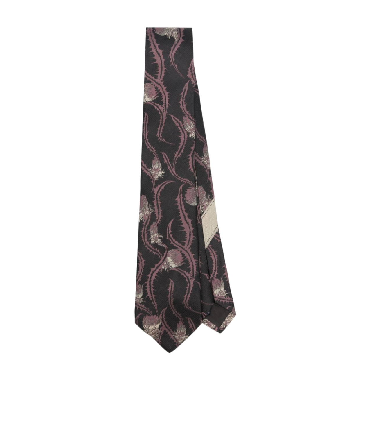 Dries Van Noten Printed Silk Tie