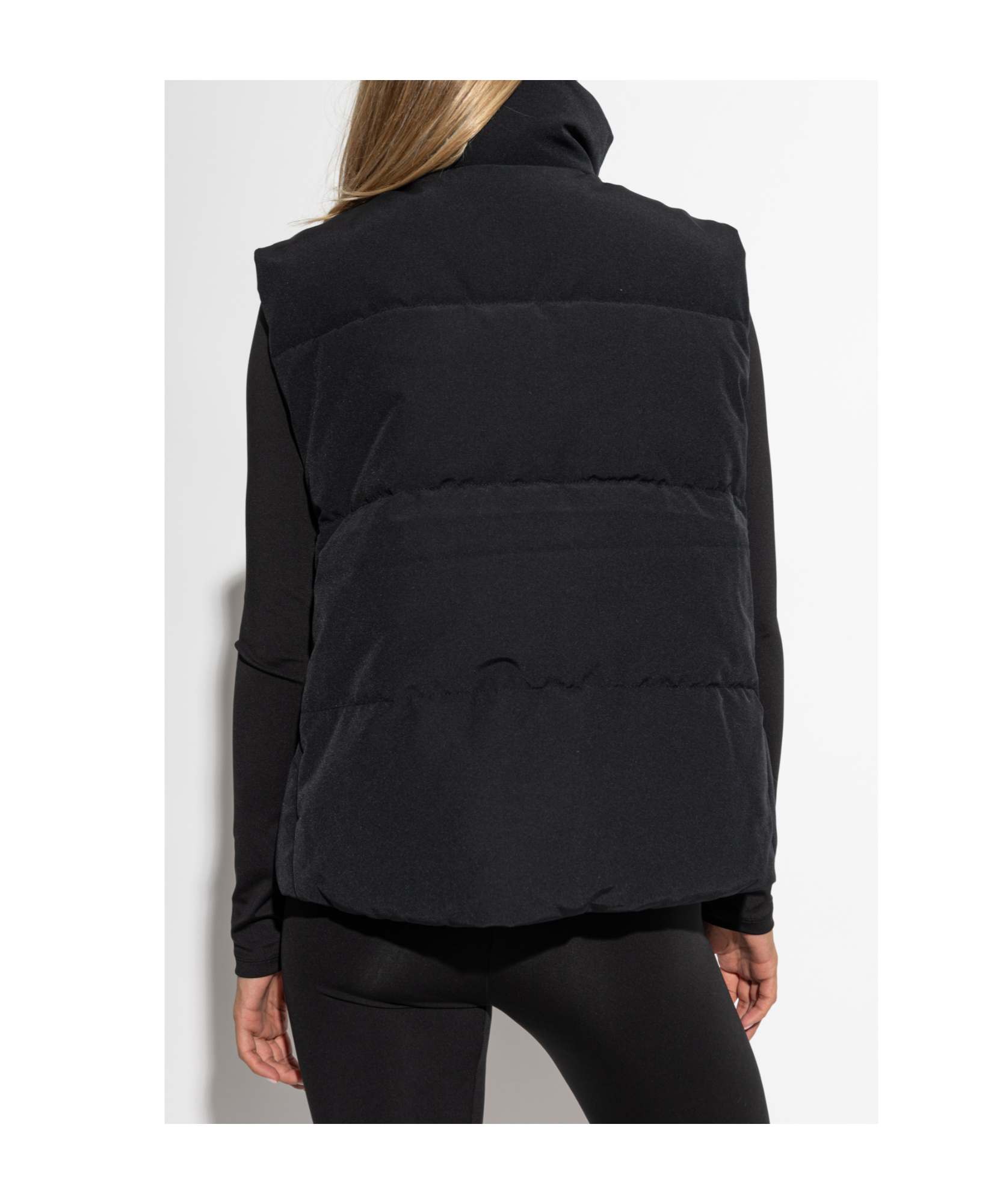 Canada Goose Down-filled Grandview Cropped Gilet In Black
