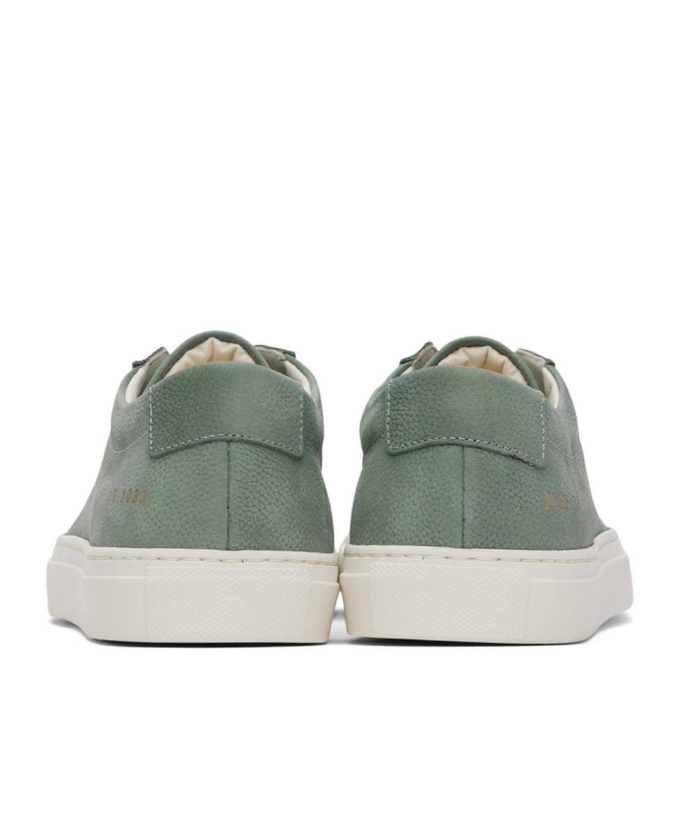 Common Projects Round Head Lacing Low-cut Casual Sneakers In Gray