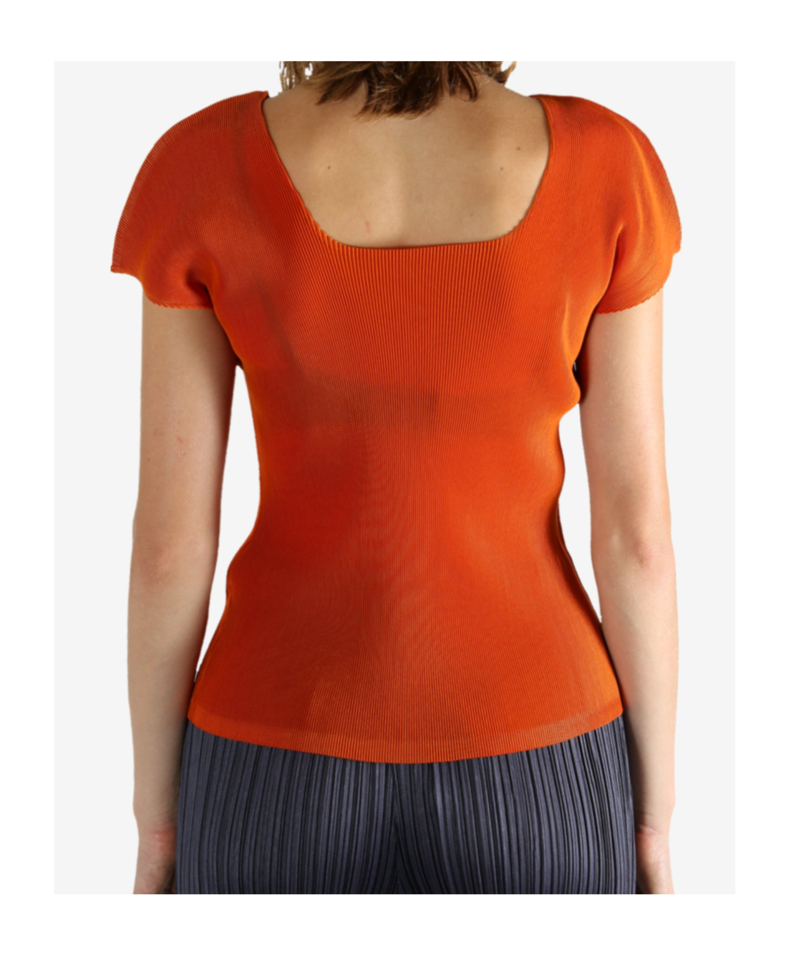 Issey Miyake Pleats Please In Orange
