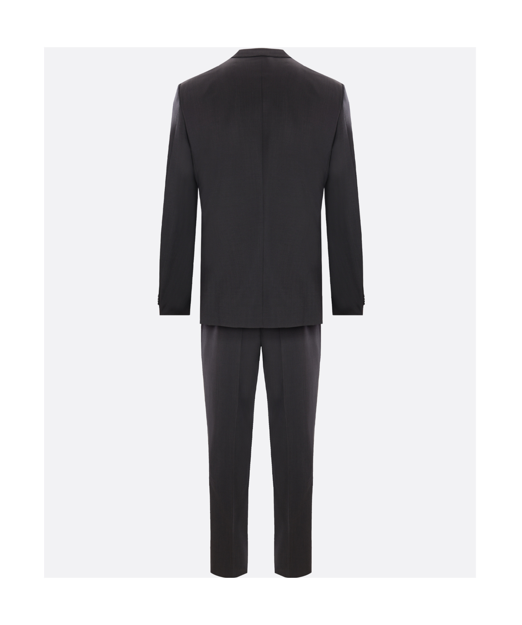Shop Zegna Long-sleeved Suit In Black