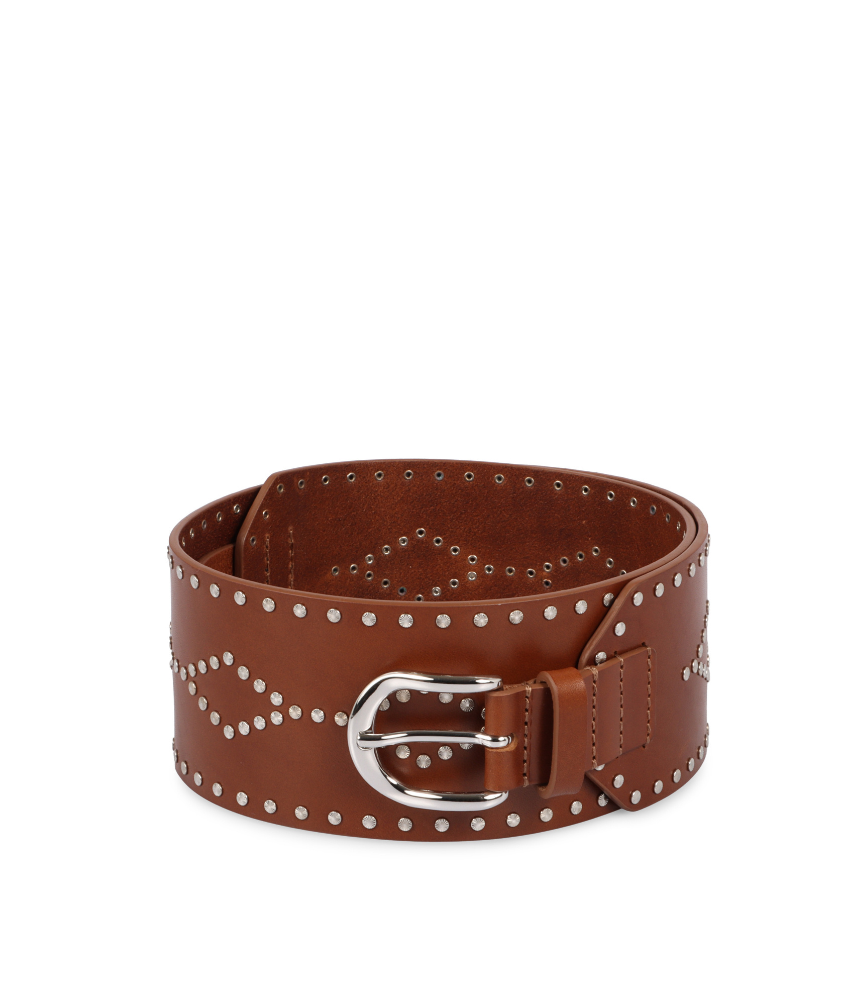 Isabel Marant Pattern Belt In Brown
