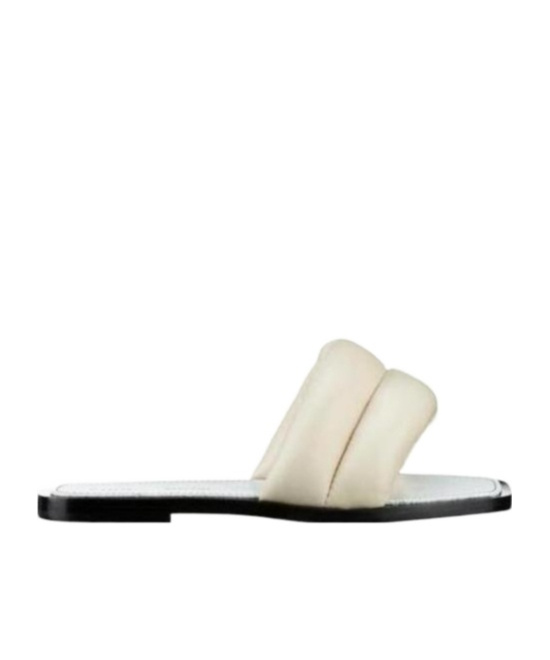 Proenza Schouler Padded Slip-on Sandals In White