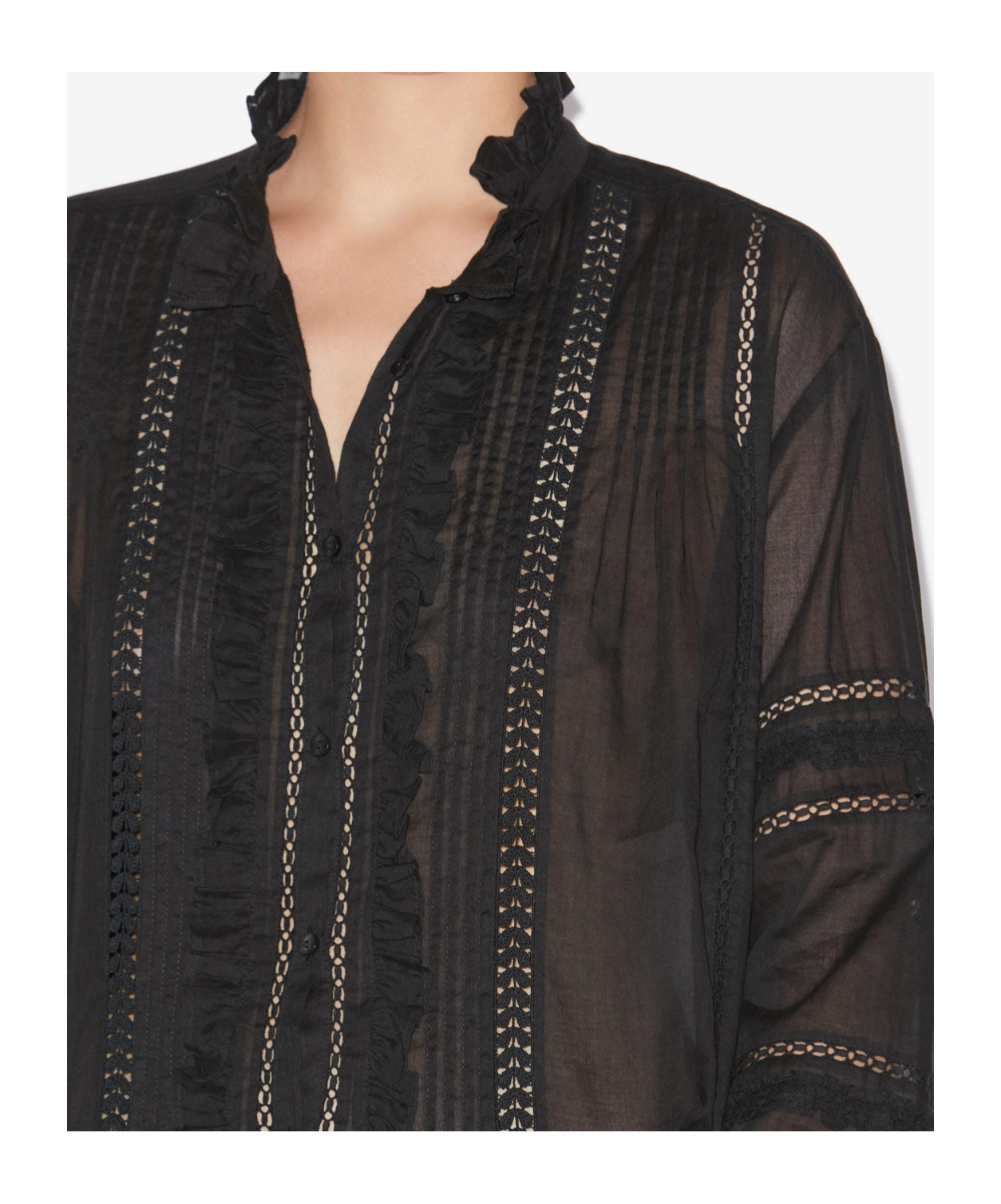 Isabel Marant Étoile Valda Shirt In Black