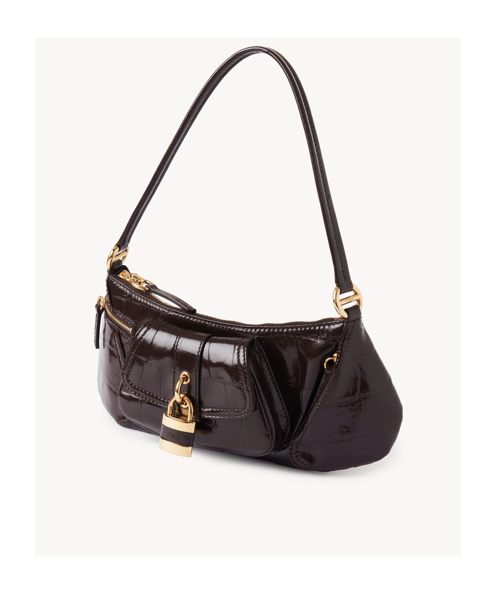 Shop Chloé The 99 Shoulder Bag In Black