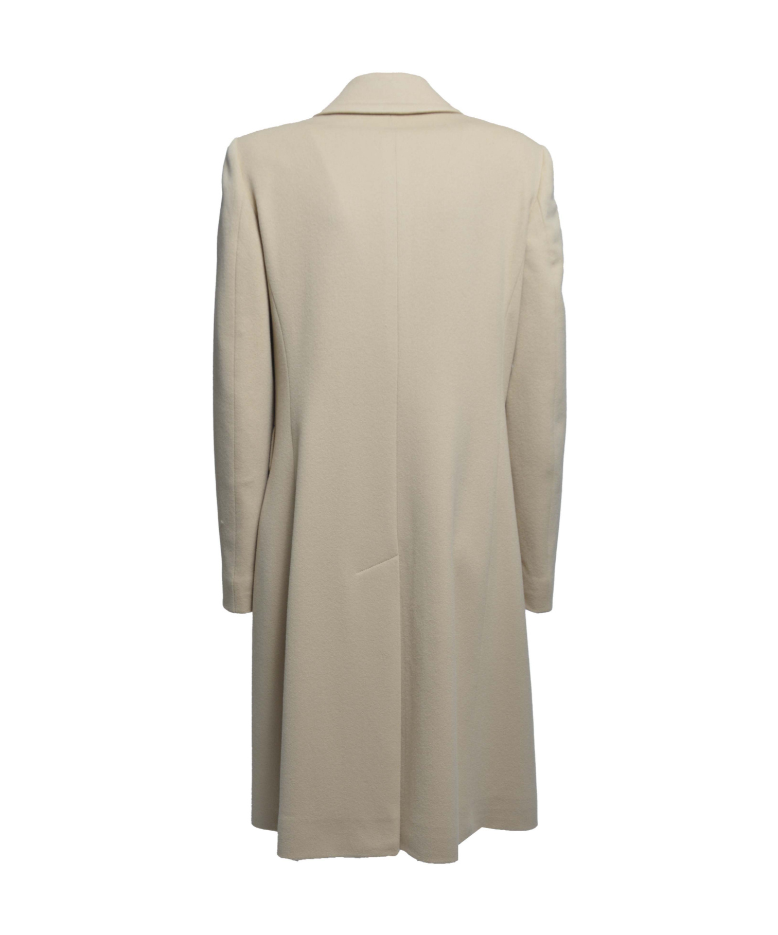 Shop Tagliatore Double-breasted Coat In Nude