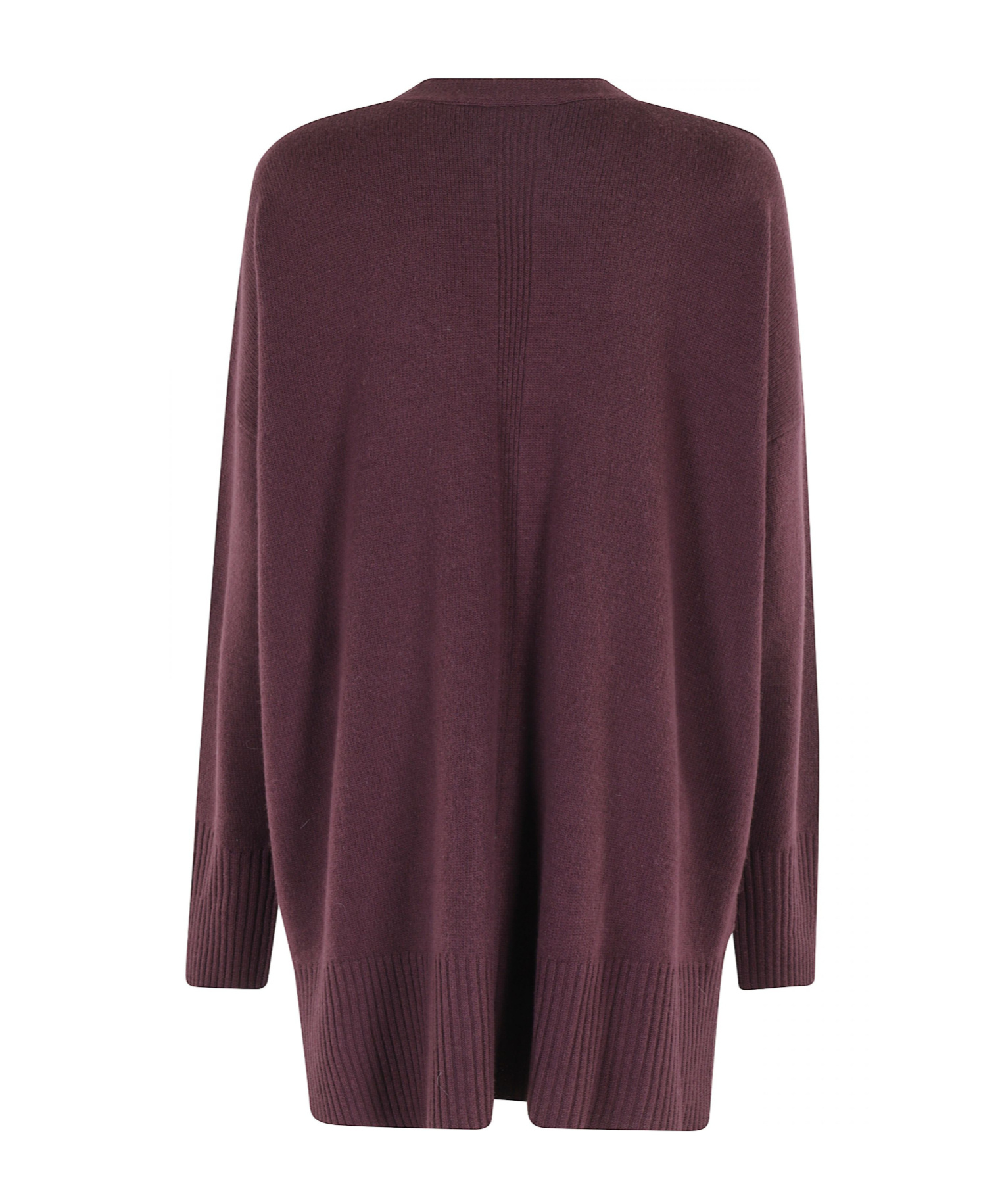 Roberto Collina Button Long-sleeved Sweater In Purple