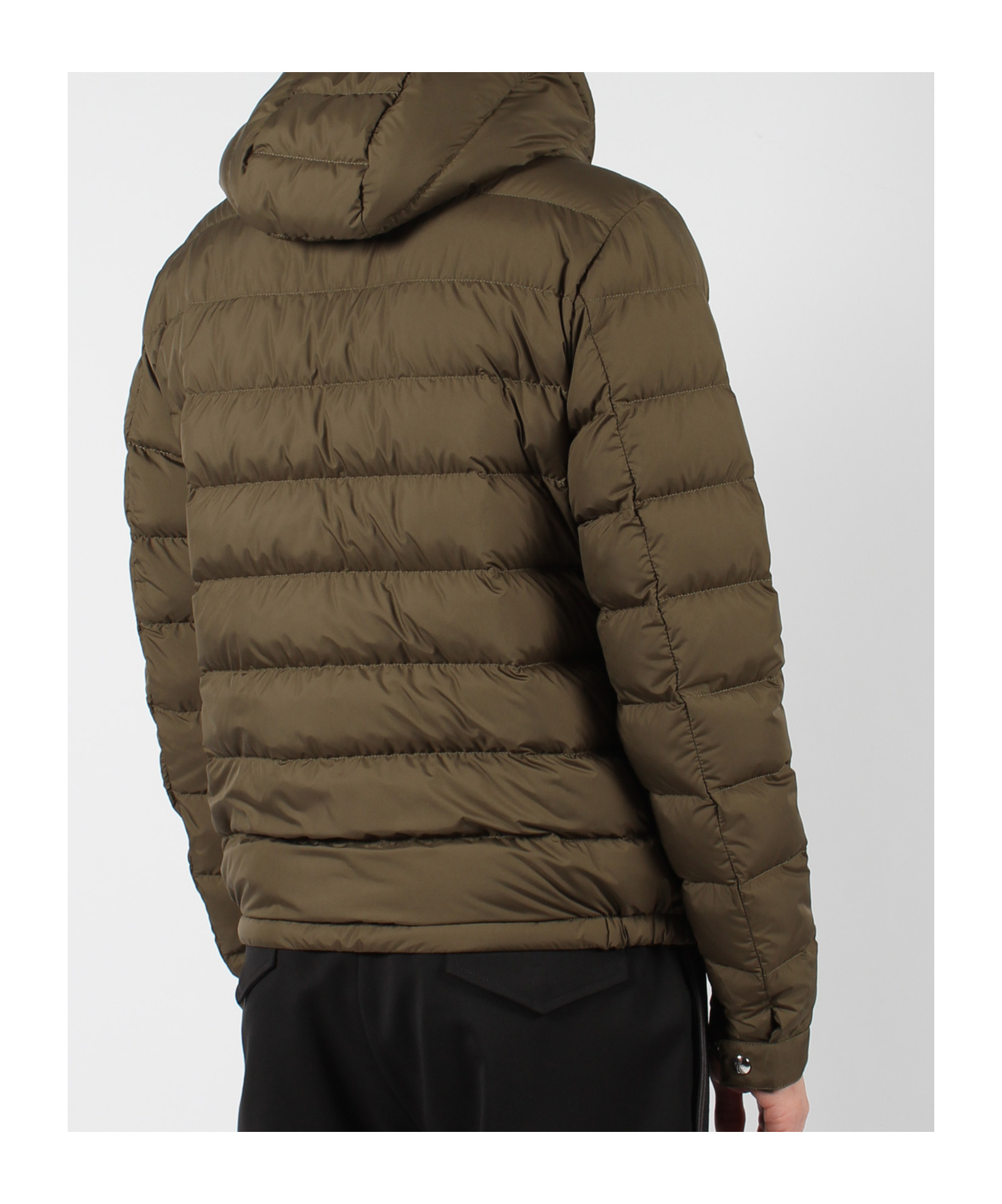 Moncler Sestriere Quilted Down Jacket In Brown