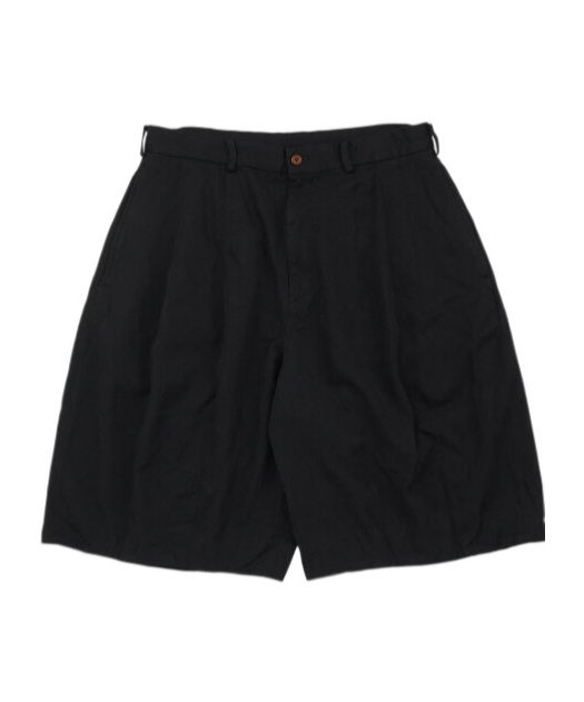 Comme Des Garçons Belt-loop Shorts In Black
