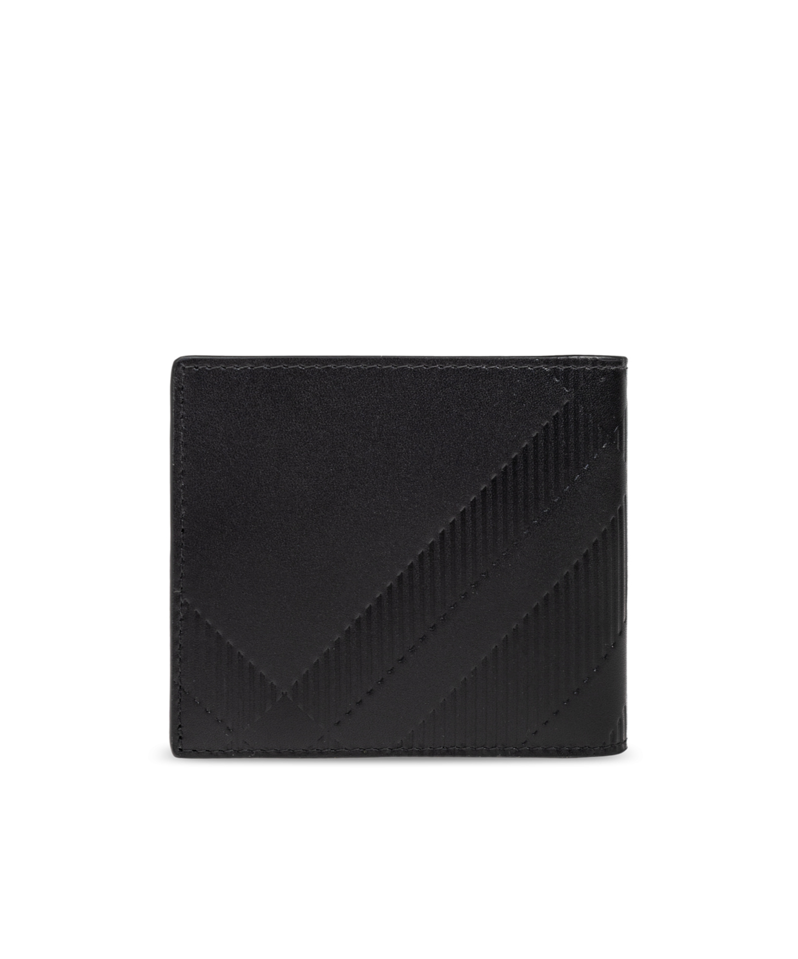 Burberry Double-fold Wallet In Black