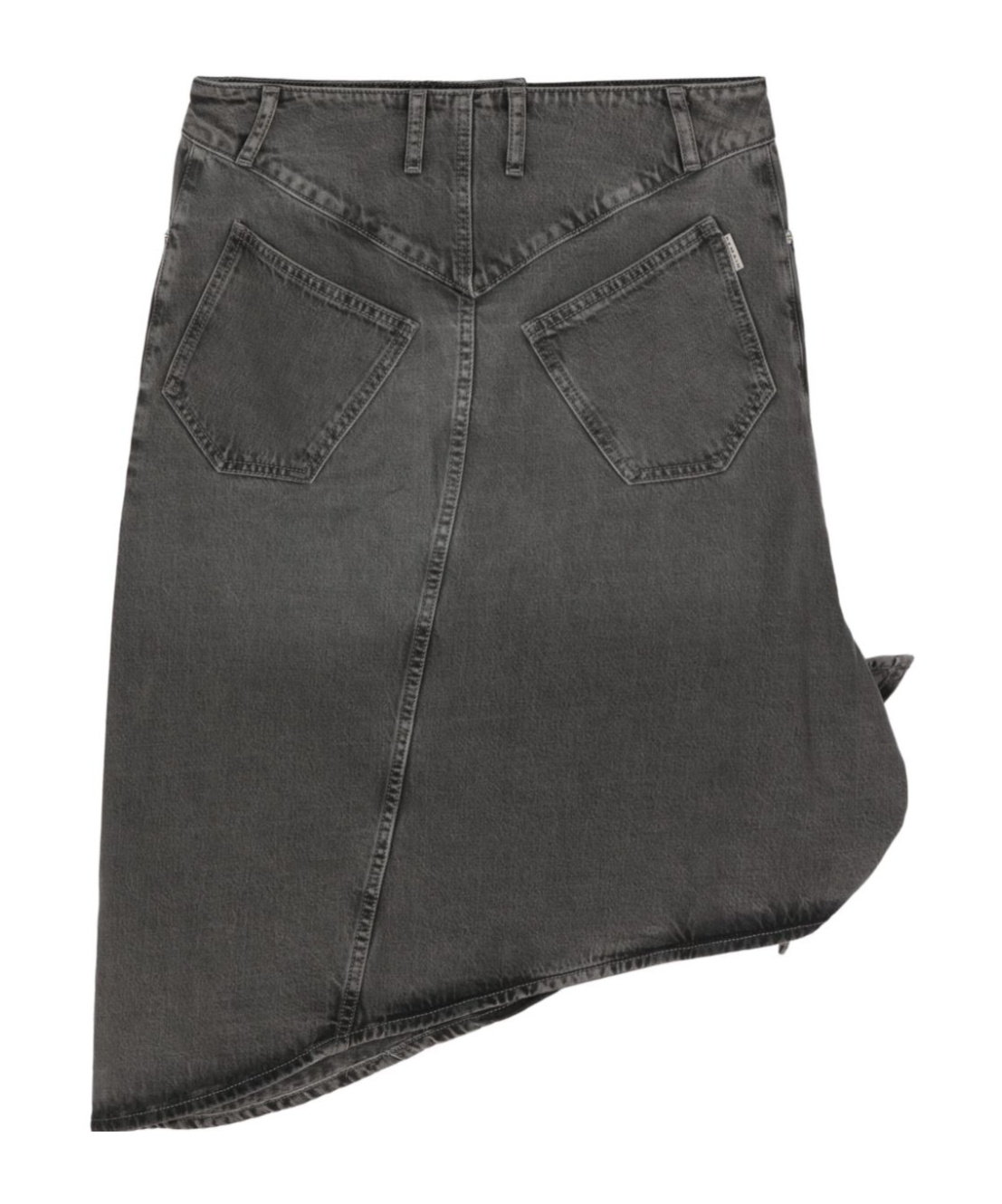 Remain Birger Christensen Drapy Denim Skirt