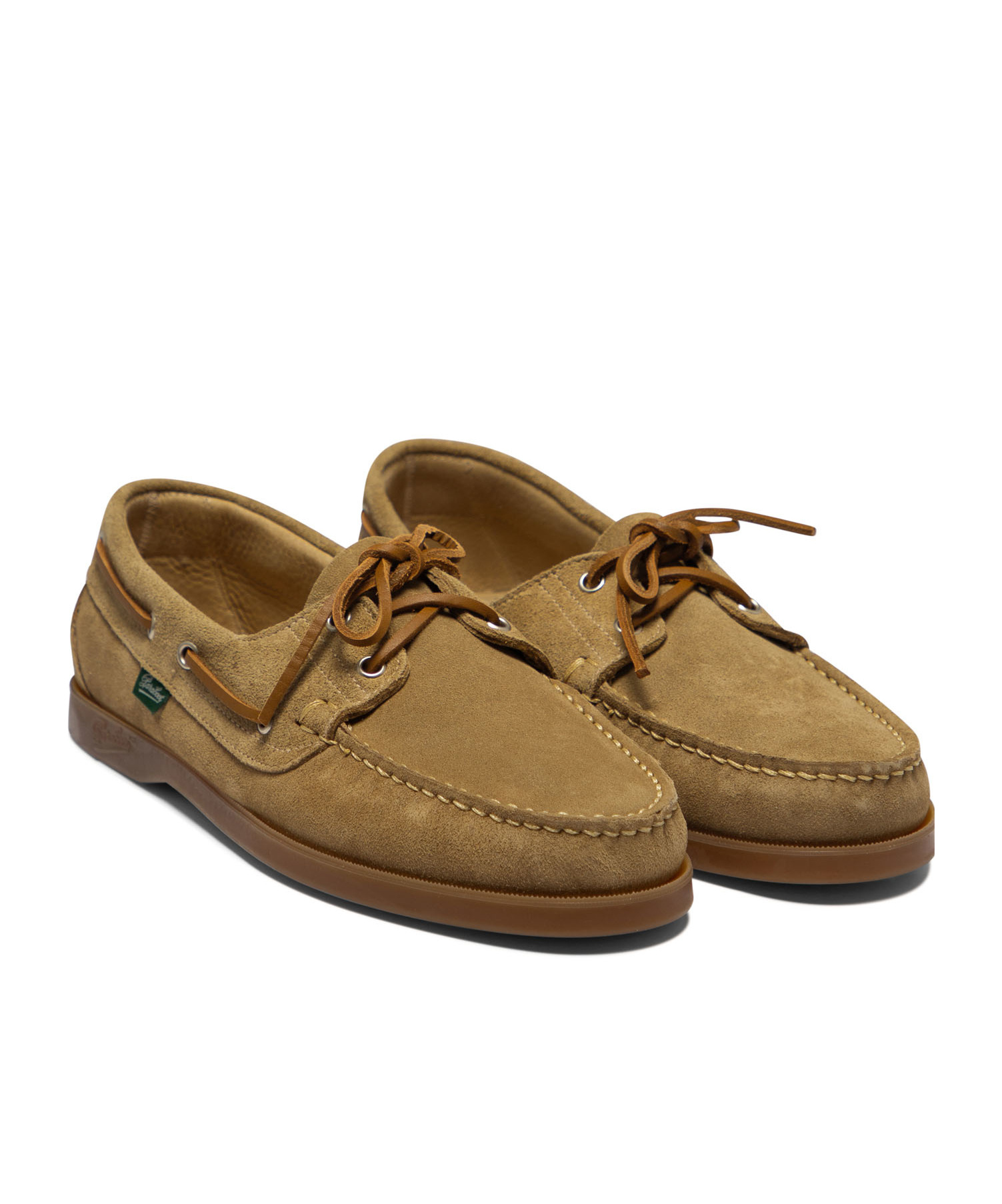 Paraboot Lace-up Almond-toe Loafers In Brown