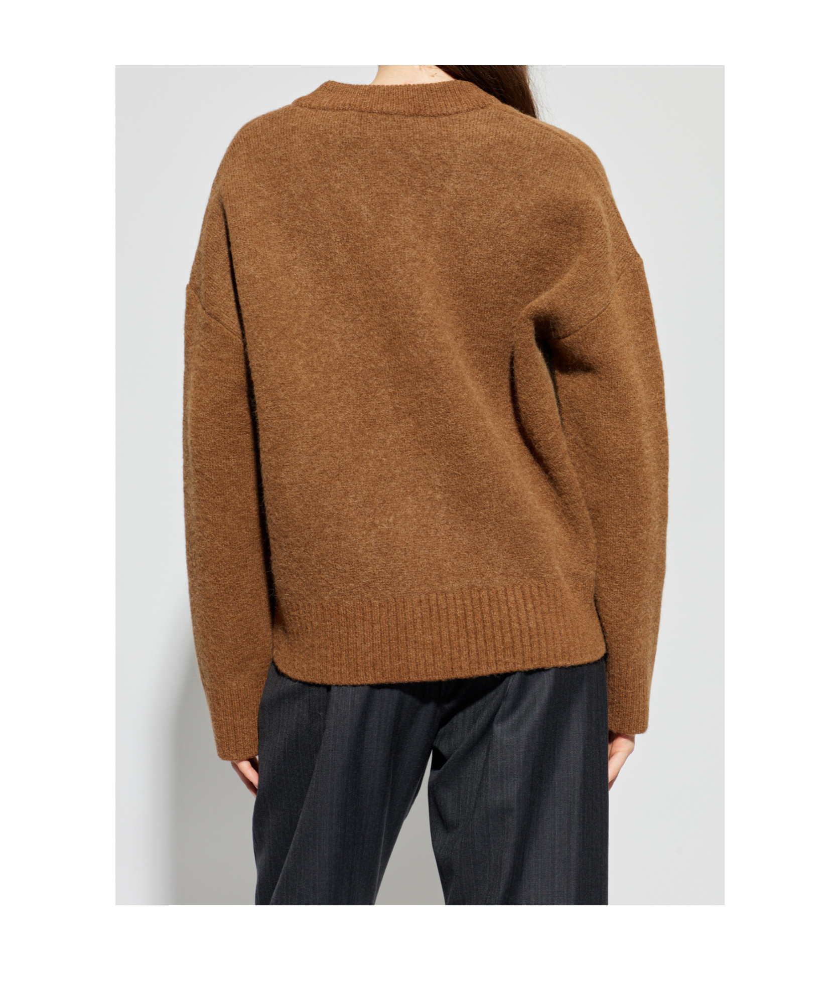 AMI ALEXANDRE MATTIUSSI AMI PARIS AMI DE COEUR KNITTED CARDIGAN