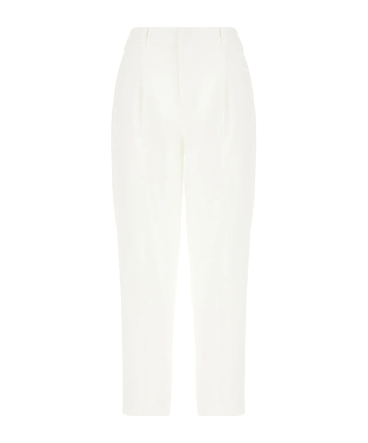 Pt Torino Tapered Trousers In White