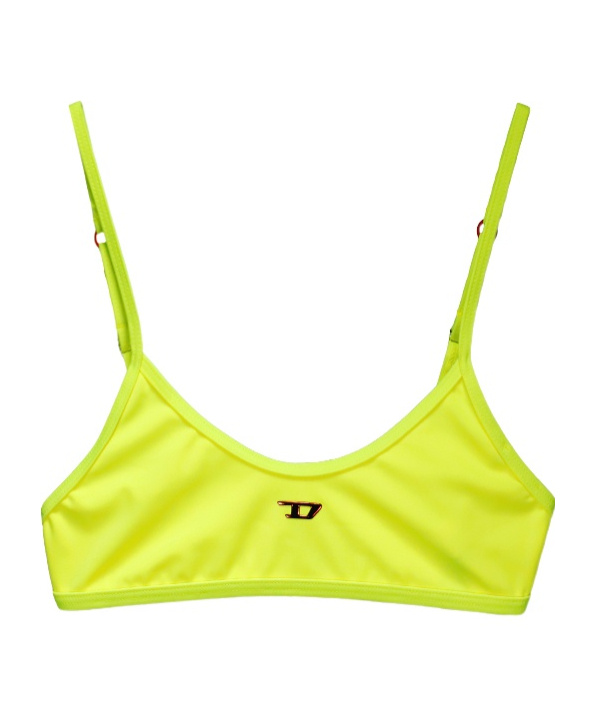 DIESEL D-LOGO BIKINI TOP