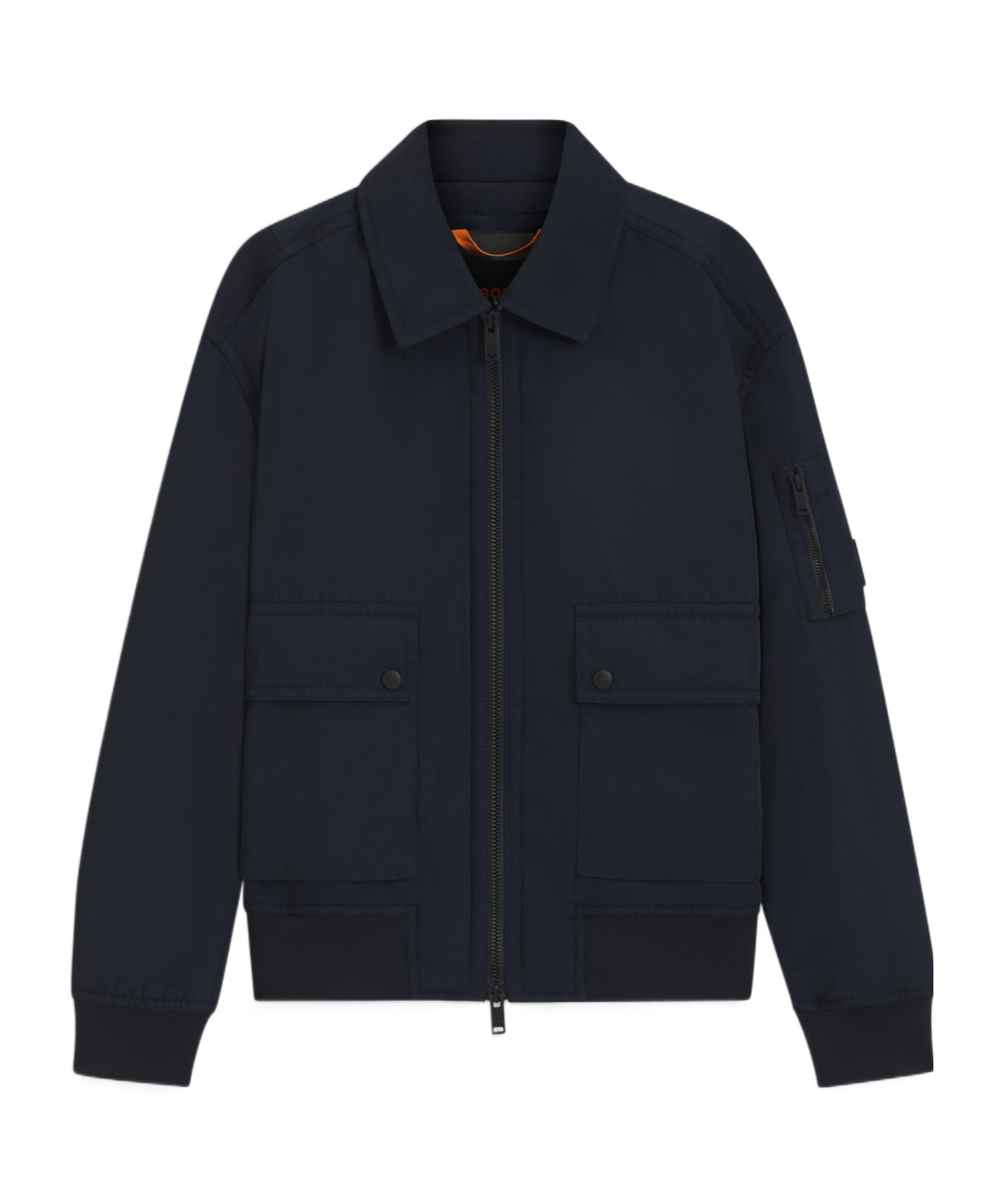 Hugo Boss Bomber Jacket In Blue