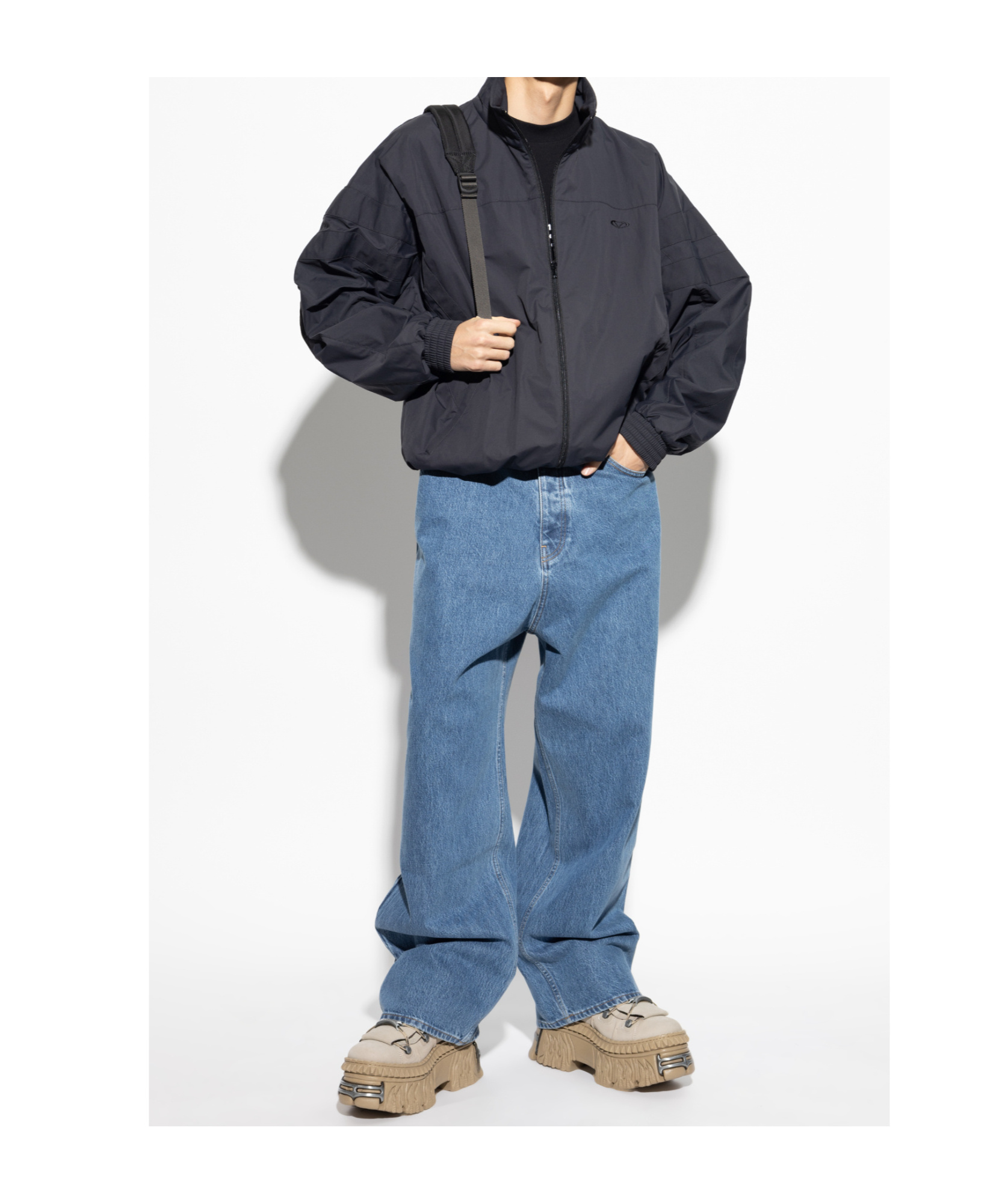 Vetements Belt-loop Jeans In Blue