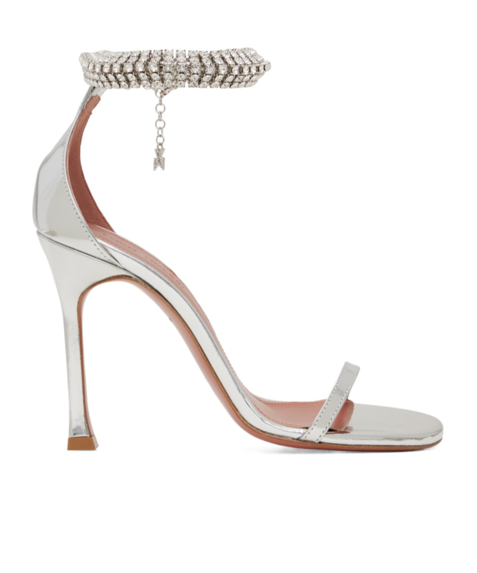 AMINA MUADDI IMAN SINGLE-STRING HIGH-HEELED SANDALS