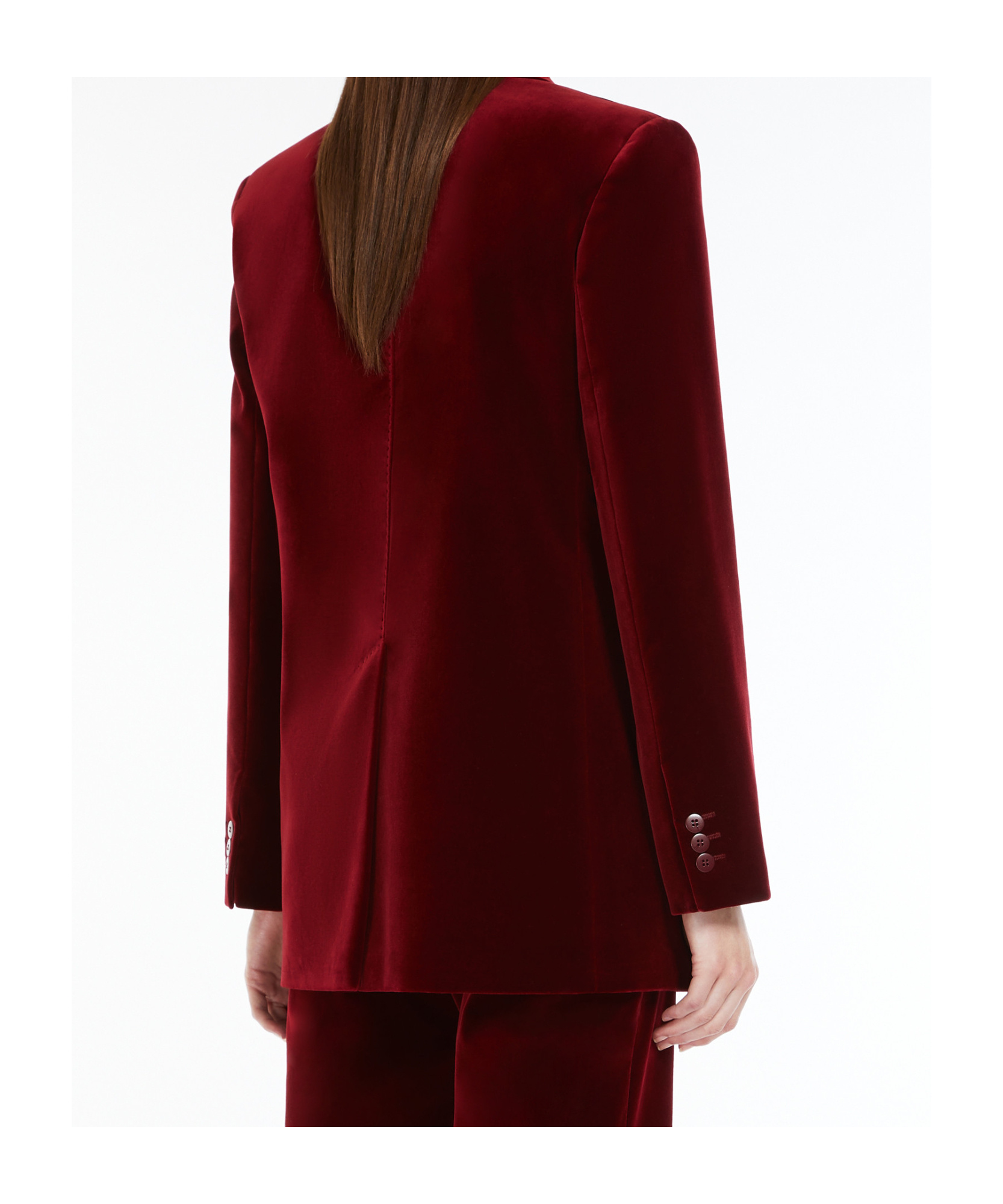 Max Mara Long-sleeved Suit Coat In Brown