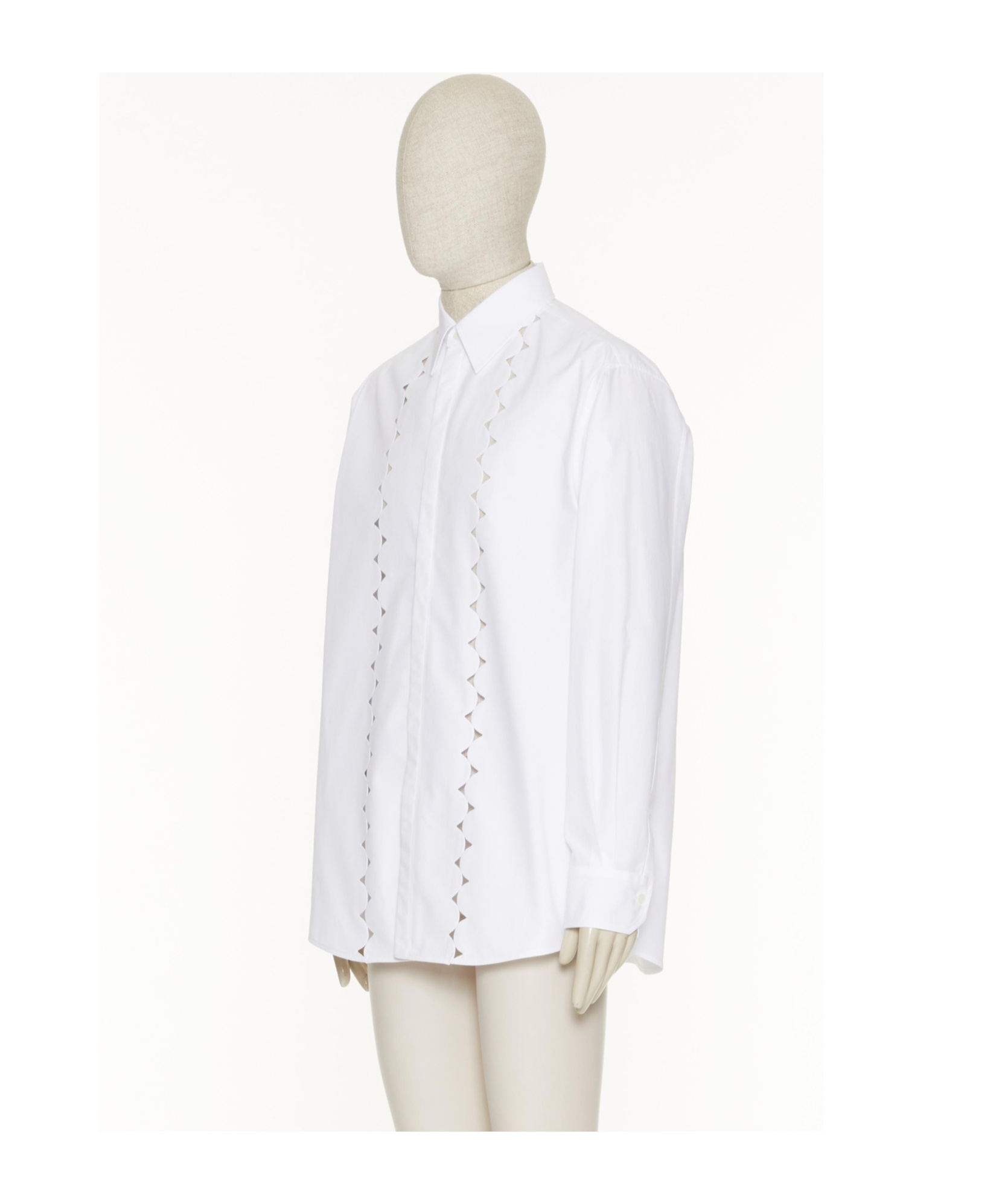 Valentino Garavani White Poplin Shirt In White