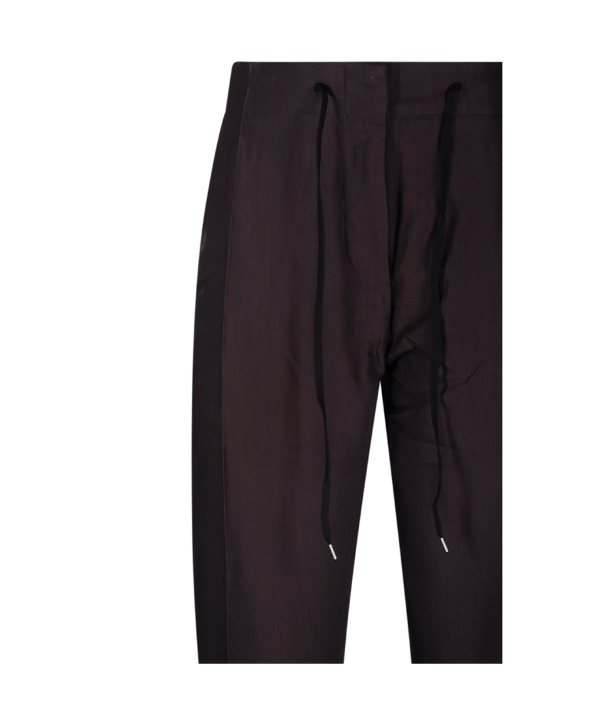 Studio Nicholson Drawstring Casual Pants In Black