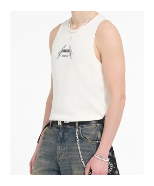 Represent Round-neck Vest In White