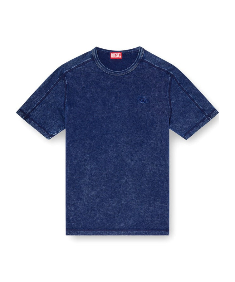 Shop Diesel T-adjind T-shirt In Blue