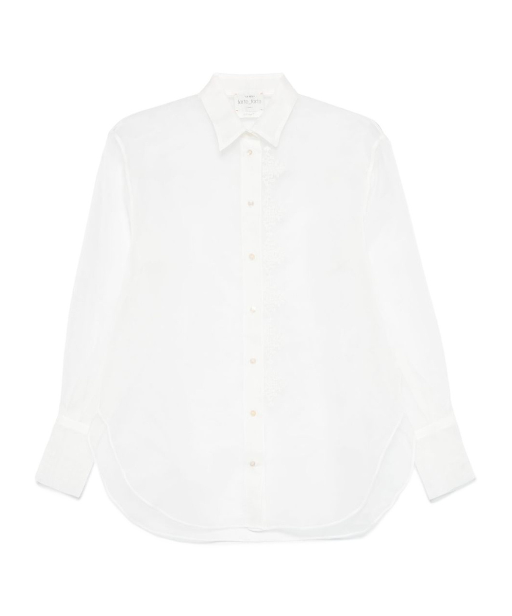 Forte Forte En Fleur Embroidered Poplin Shirt