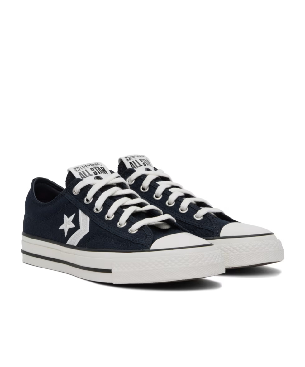 Converse Star Pattern Low-cut Skate Shoes In Black