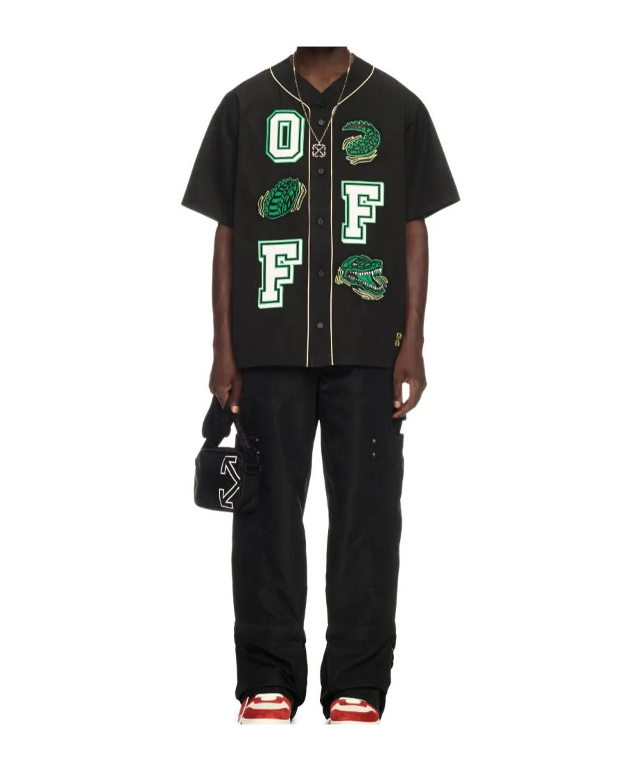 Off-white Short Sleeve Shirt In Black