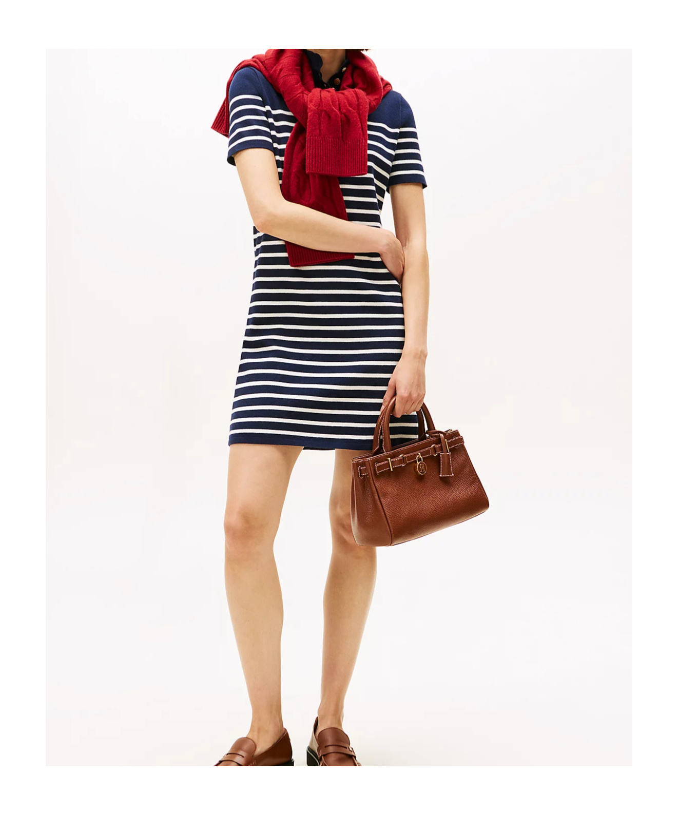 Tommy Hilfiger Short Sleeve Dress In Black