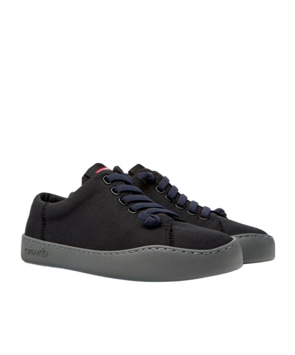 Camper Peu Touring Ripstop-texture Sneakers In Black