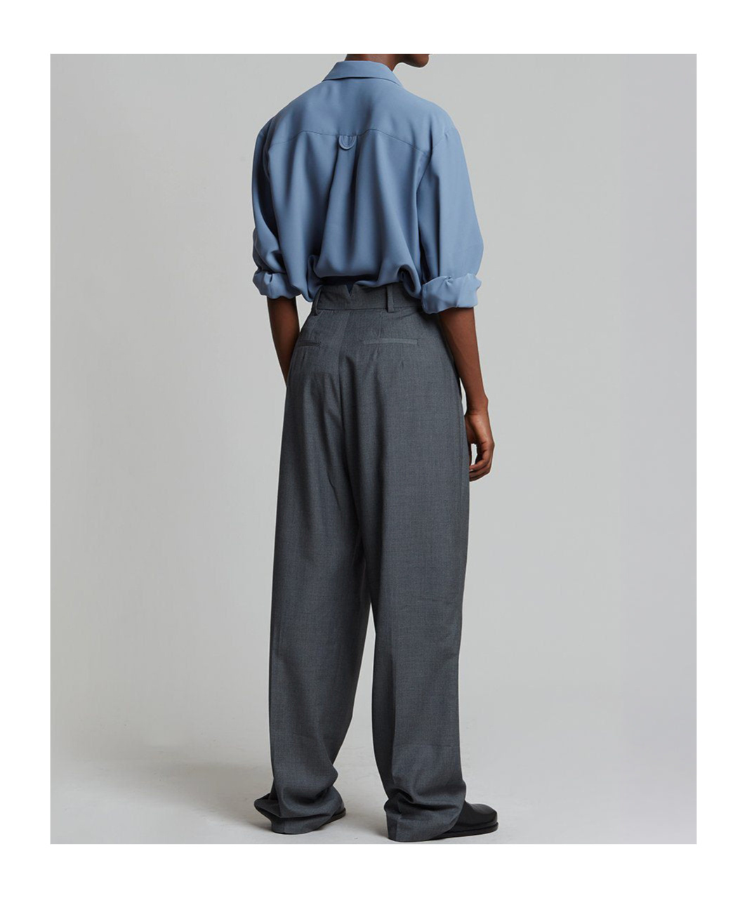 THE FRANKIE SHOP GELSO PLEATED TROUSERS