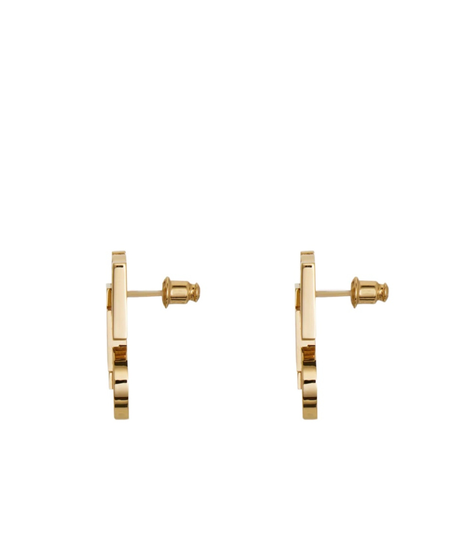 Ferragamo Four Gancini Clip On Earrings In Gold