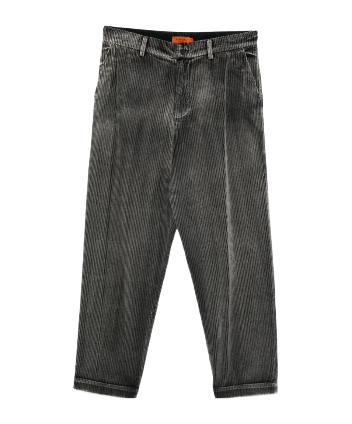 Barena Venezia Ribbed Corduroy Trousers In Gray