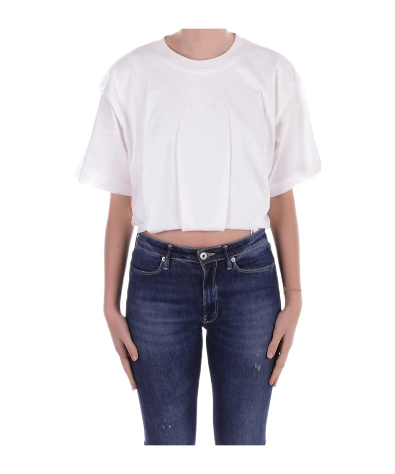 Shop Pinko Torrone T-shirt In White