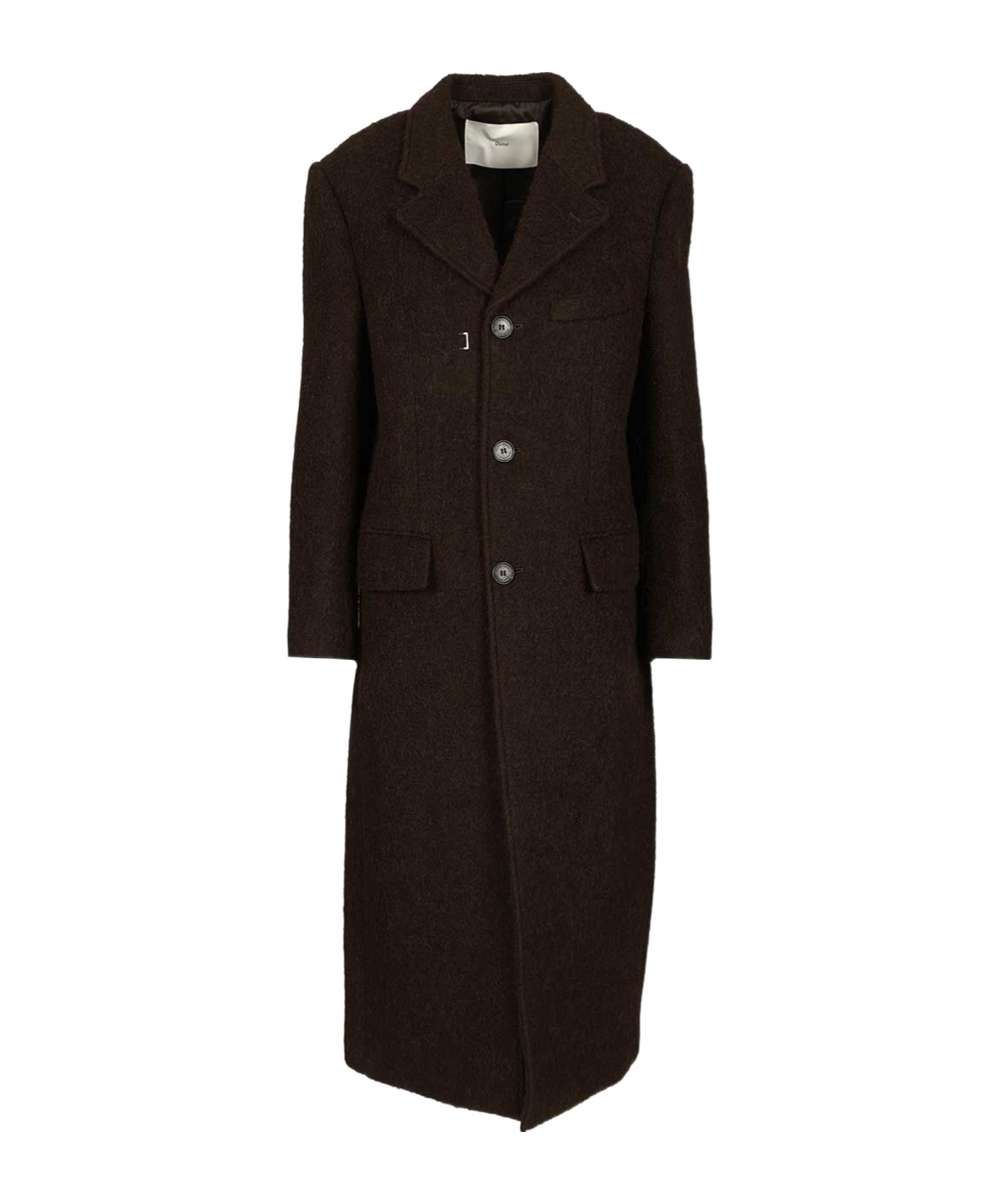 Dunst Wool Boucle Coat In Brown