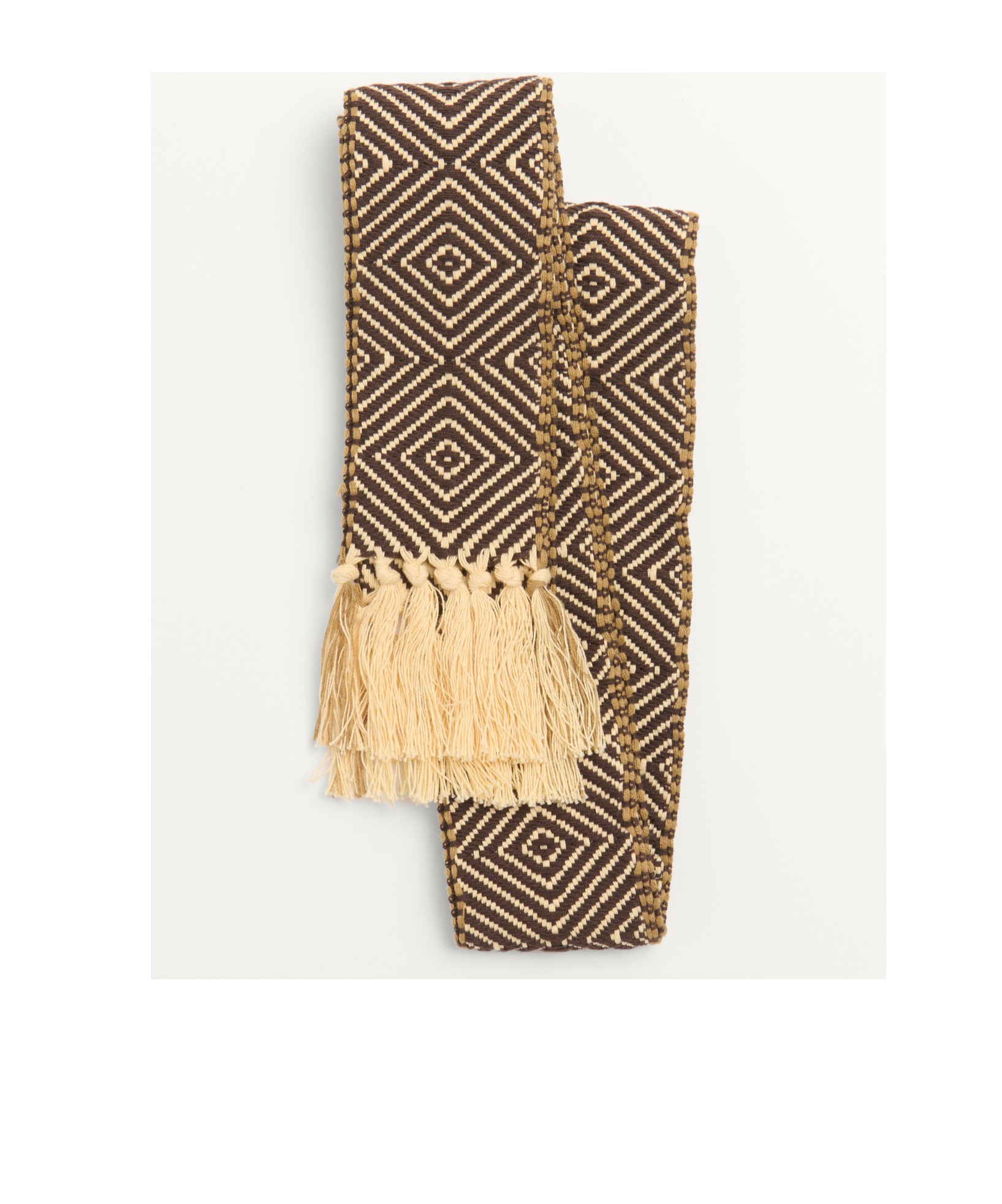 Valentino Fringed Scarf In Nude