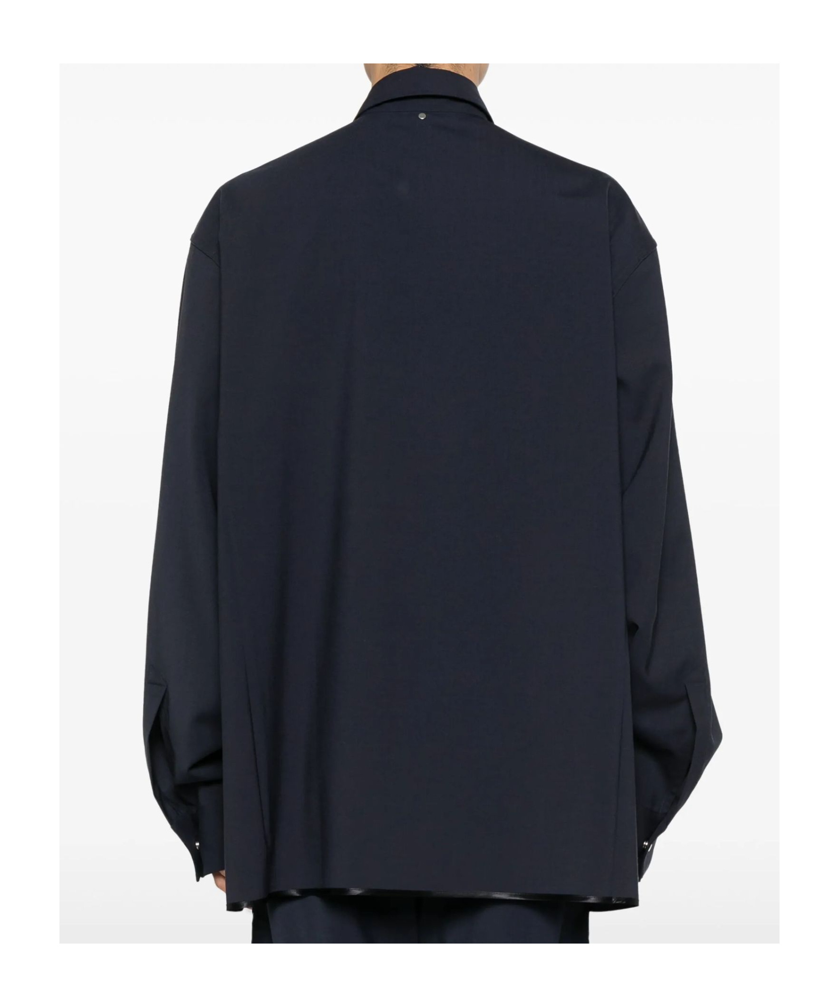 Oamc Troy Shirt In Midnight Blue