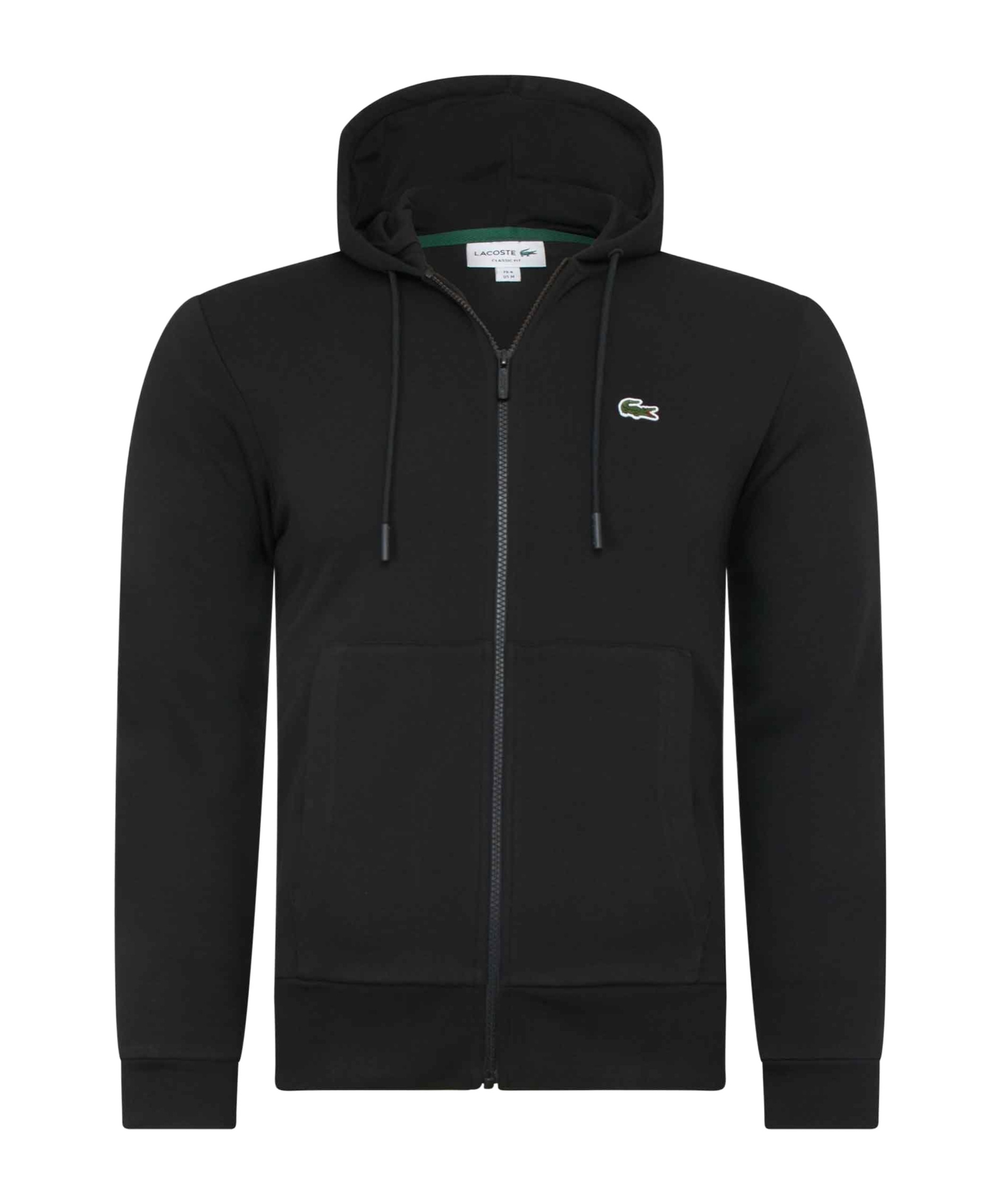 Lacoste Hooded Sweater In Black