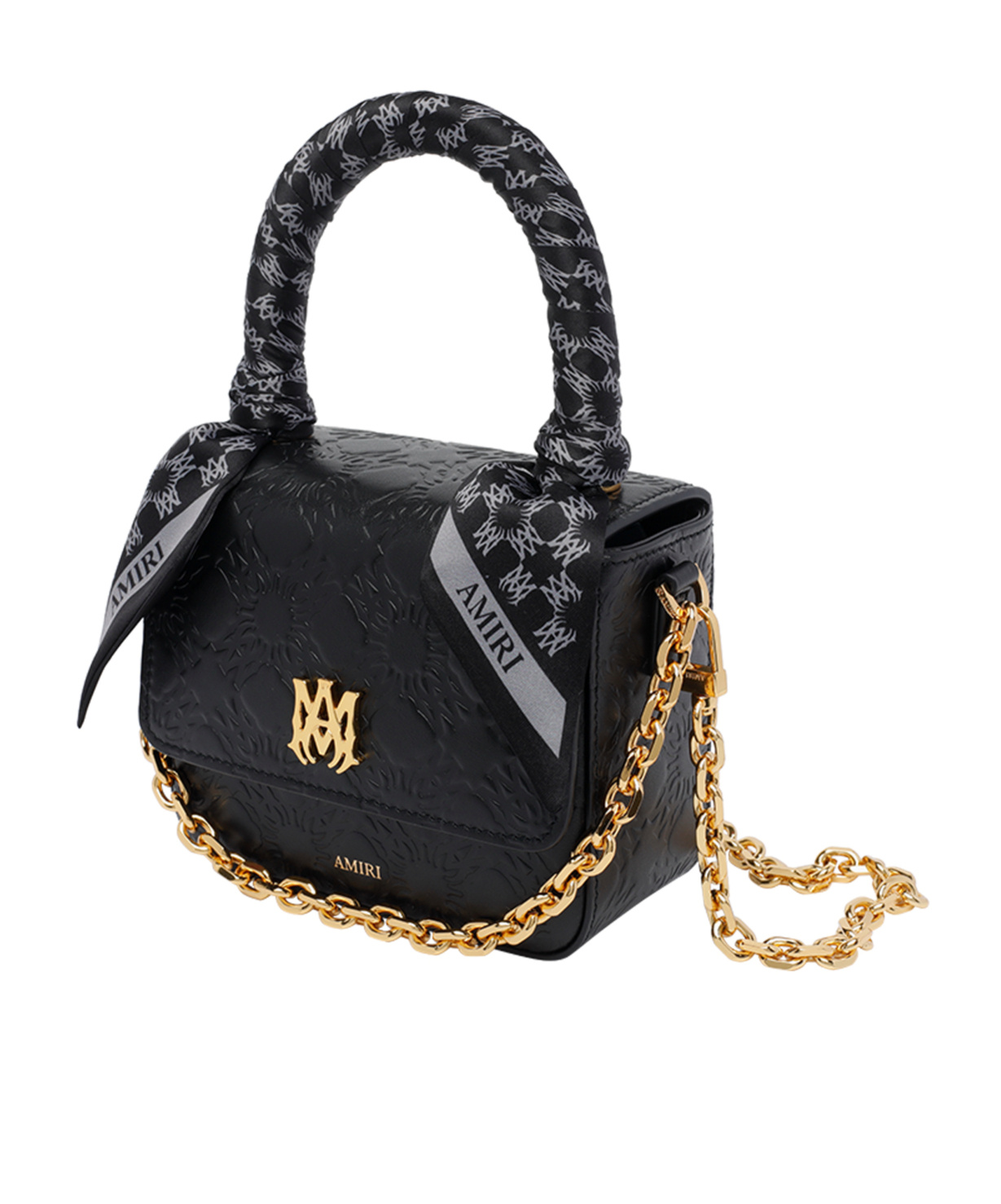 Amiri Flap Shoulder Bag In Black