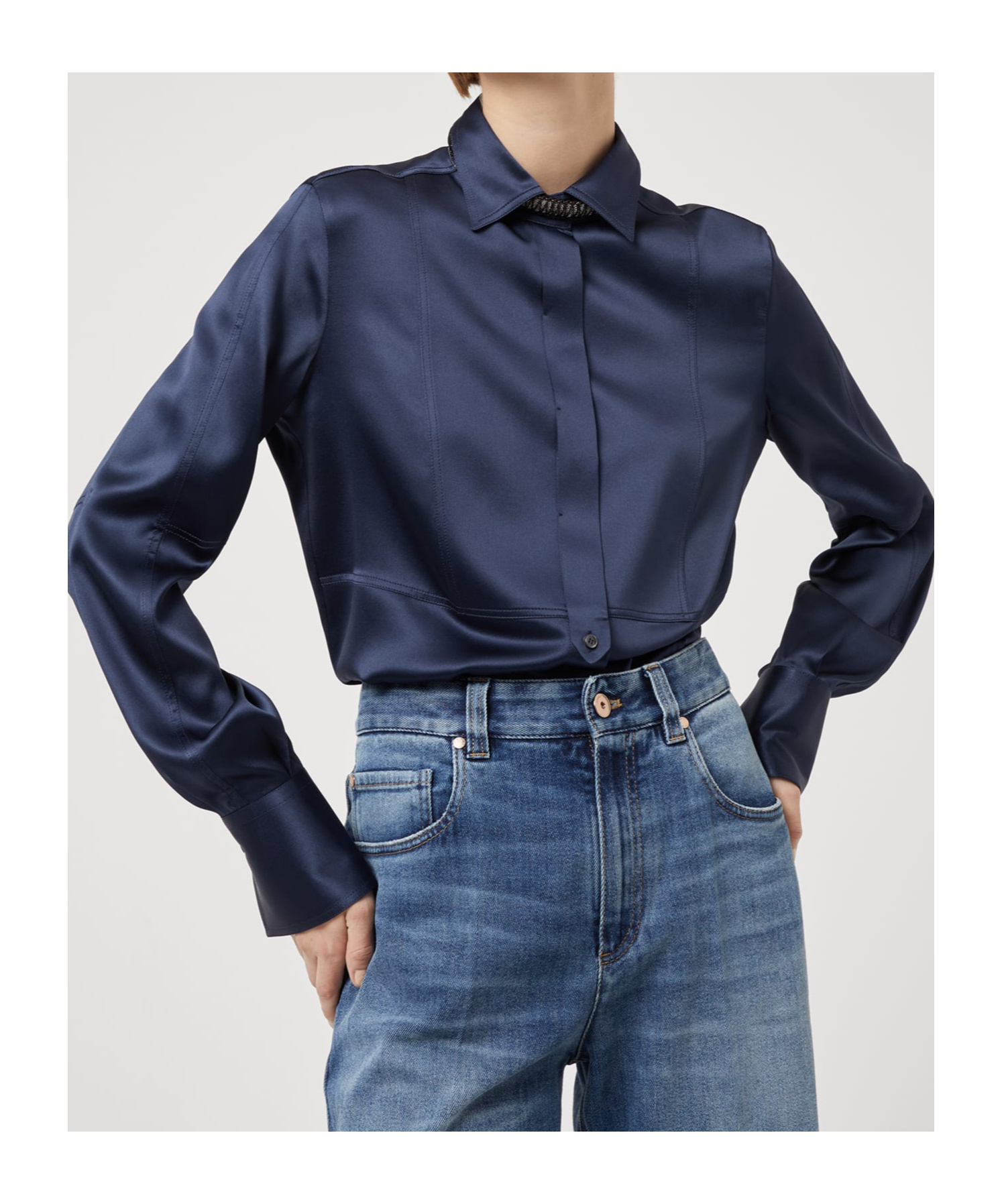 Brunello Cucinelli Stretch-silk Shirt