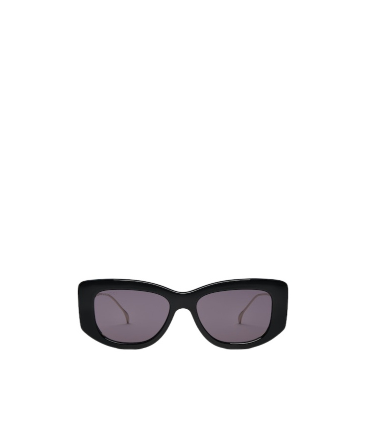 Gucci Double G Rectangle-frame Sunglasses In Gray